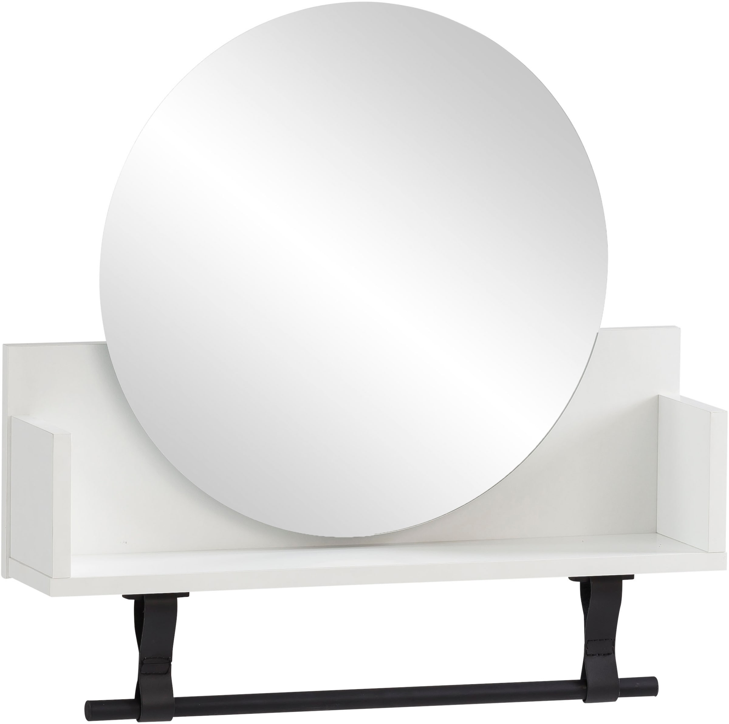 Schildmeyer Wandregal »Ella, Breite 59 cm«, Kleiderstange aus Kunststoff, S günstig online kaufen