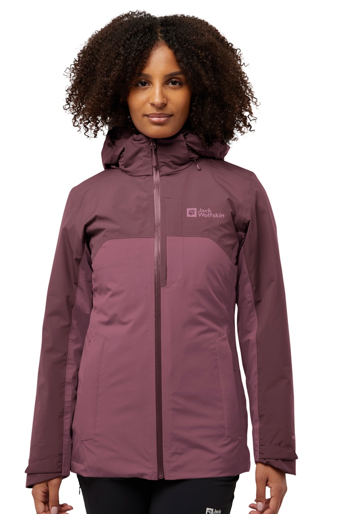 Jack Wolfskin 3-in-1-Funktionsjacke »HUNBERG 3IN1 JKT W«, mit Kapuze