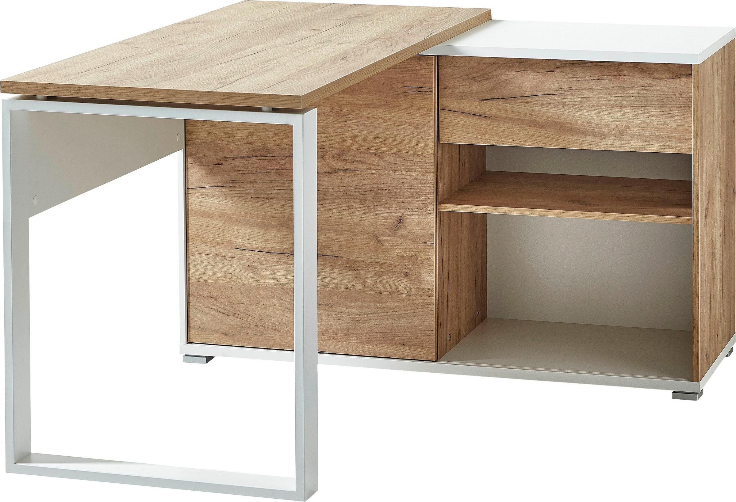 GERMANIA Eckschreibtisch »GW-Lioni«, mit integriertem Sideboard