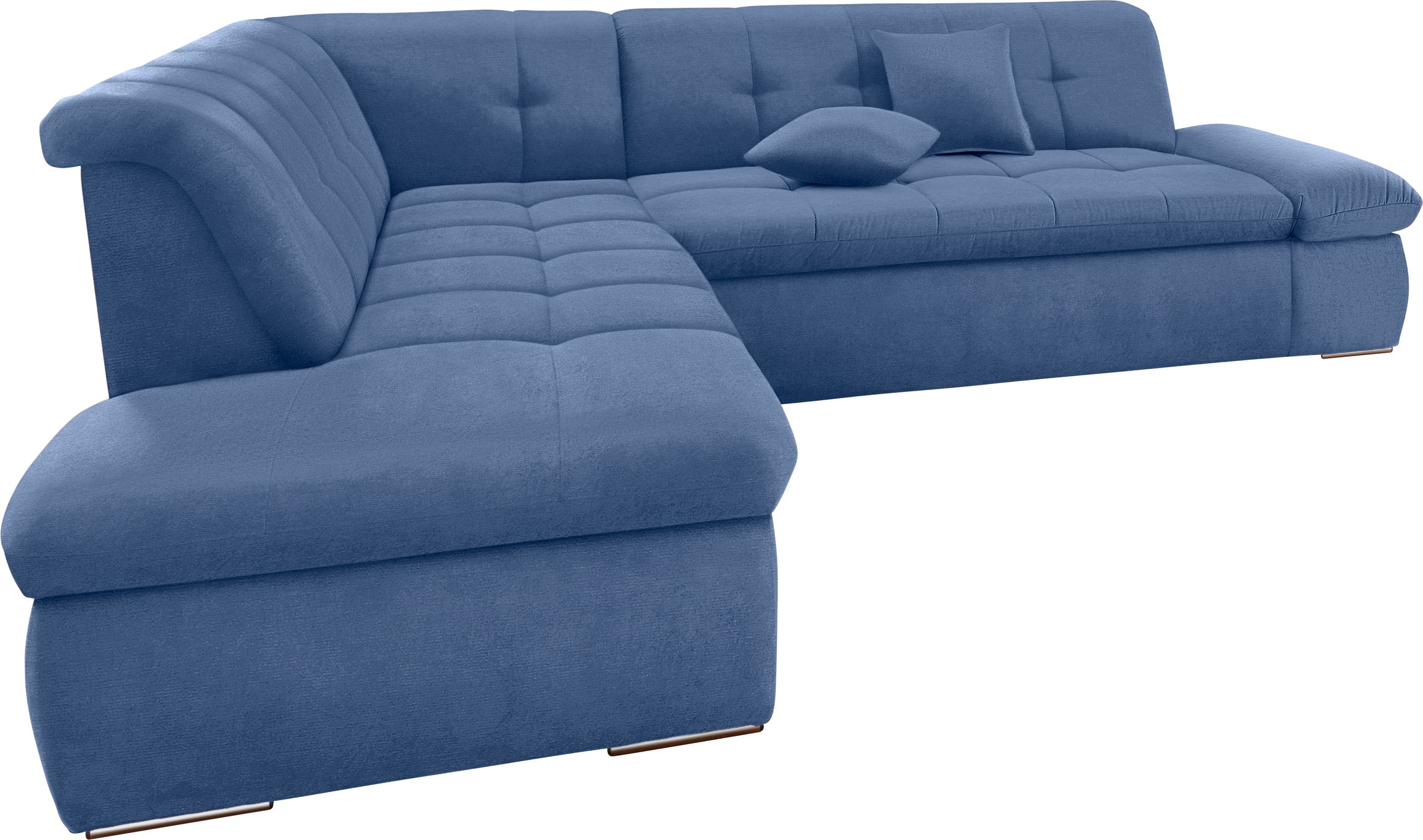 DOMO collection Ecksofa »Moric Luxus incl. Zierkissen B/T/H: 273/216/80 cm« günstig online kaufen