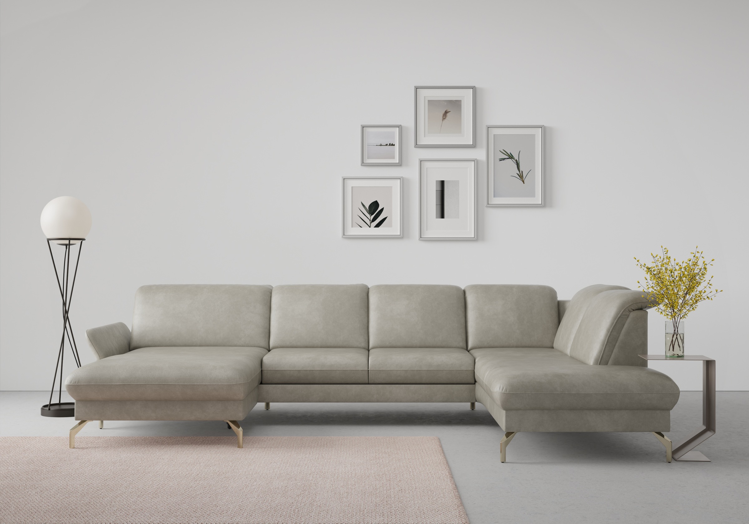 sit&more Wohnlandschaft »Fashion U-Form« wahlweise mit Kopfteilverstellung, günstig online kaufen