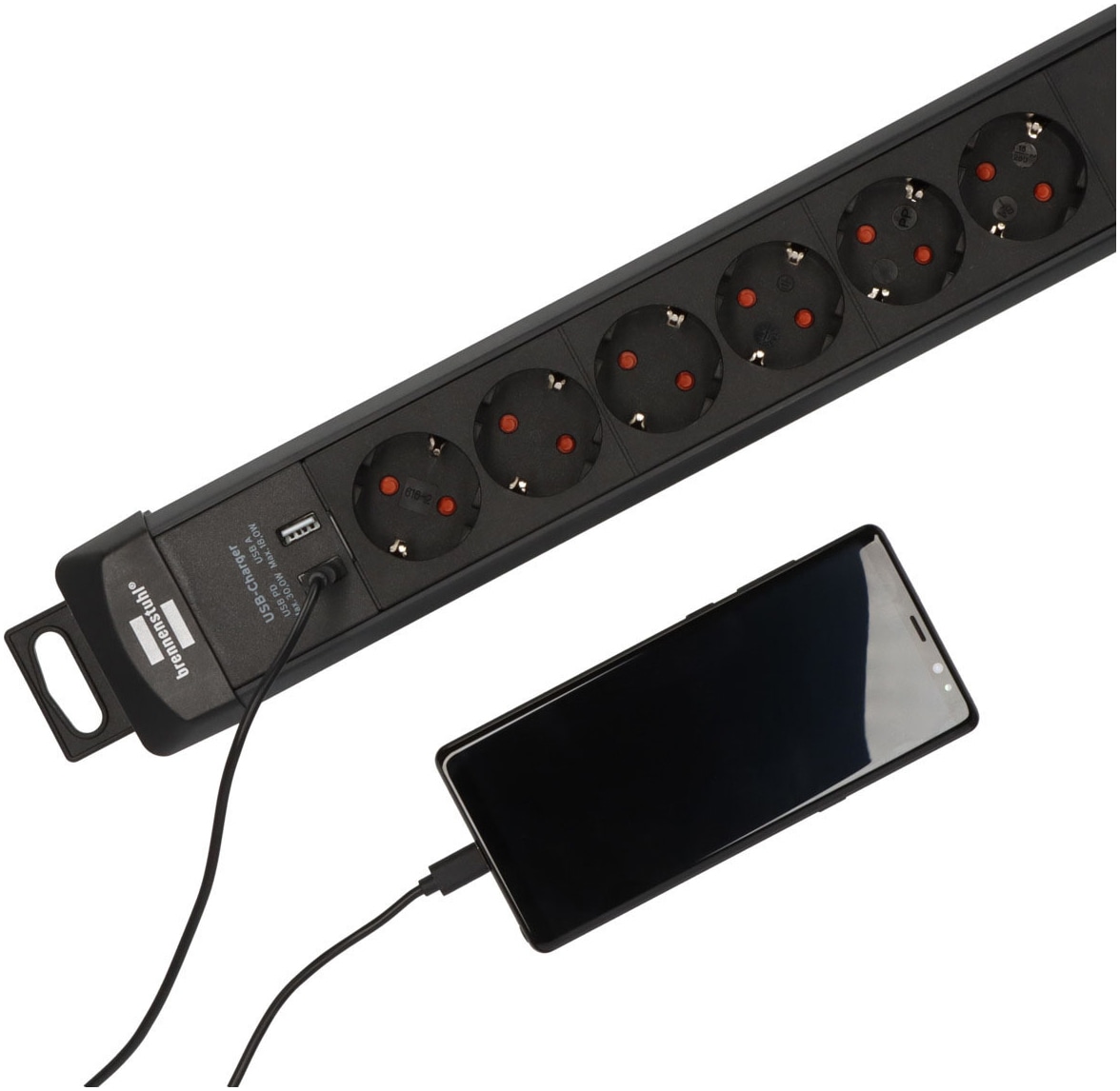 Brennenstuhl Steckdosenleiste »H05VV-F 3G1,5, 3 m« (Ein- / Ausschalter | USB-Anschlüsse Kabellänge 3 m)