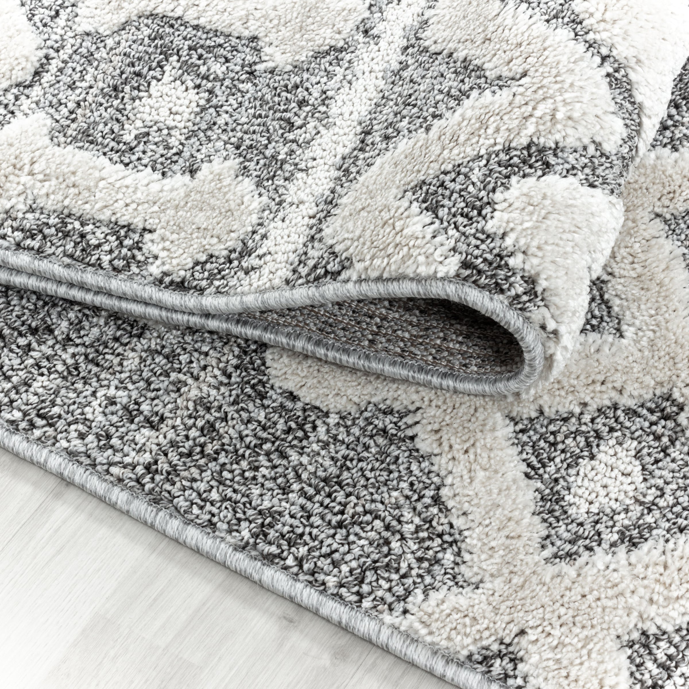 Ayyildiz Teppiche Teppich »PISA 4710«, rechteckig, 20 mm Höhe, Läufer, rund, Hoch Tief Struktur, Wohnzimmer,Schlafzimmer