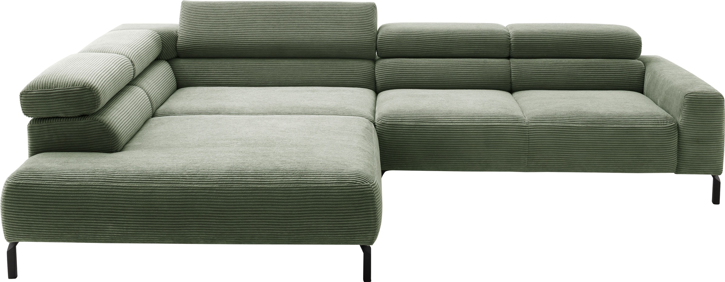 PLACES OF STYLE Ecksofa »Antonelli, L-Form, inkl. Kopfteilverstellung, Brei günstig online kaufen