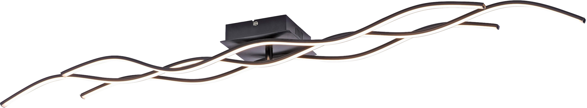 JUST LIGHT Deckenleuchte »WAVE« LED-Board 1 Stk. Warmweiß Deckenlampe günstig online kaufen