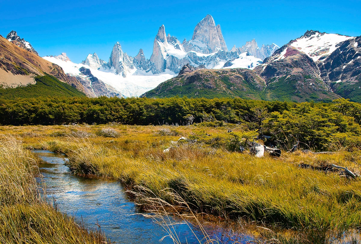 Papermoon Fototapete »Berge in Patagonien« günstig online kaufen