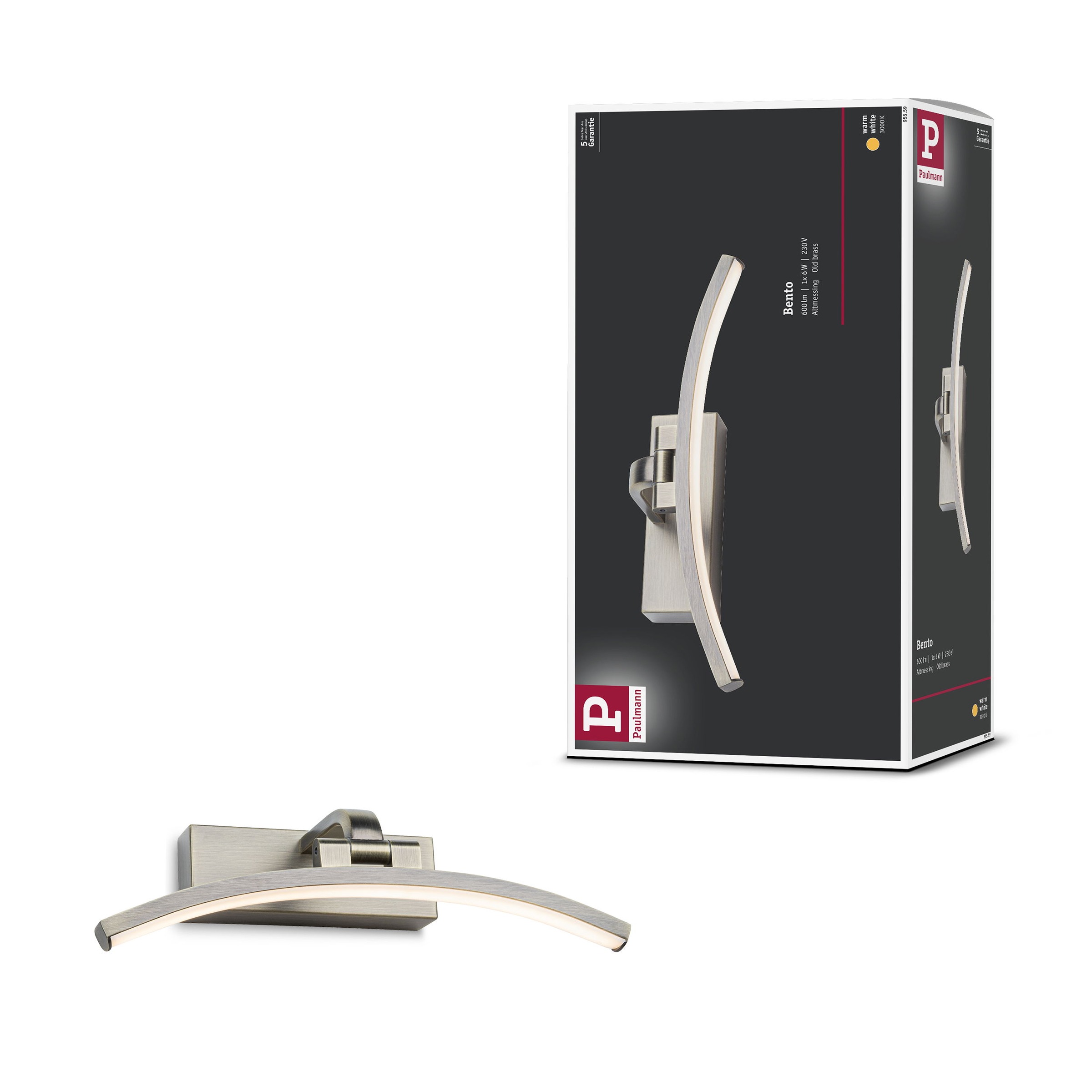 Paulmann LED Bilderleuchte »Bento 3000K, 230V«, 1 flammig