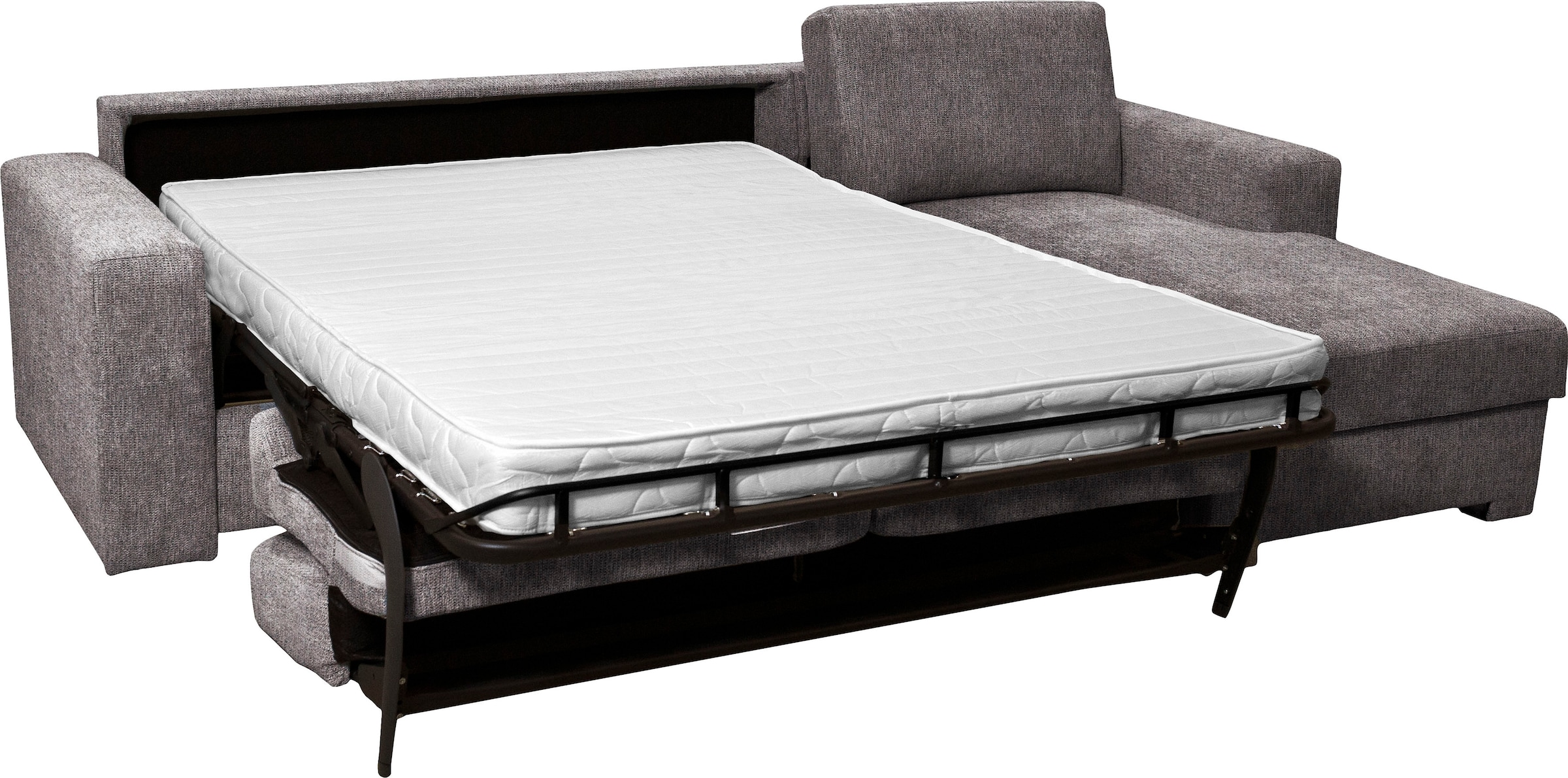 Home affaire Ecksofa Roma "L" Dauerschlaffunktion, mit Unterfederung, Matratzenhöhe 14cm, Liegemaße ca 163x198 cm, L-Form