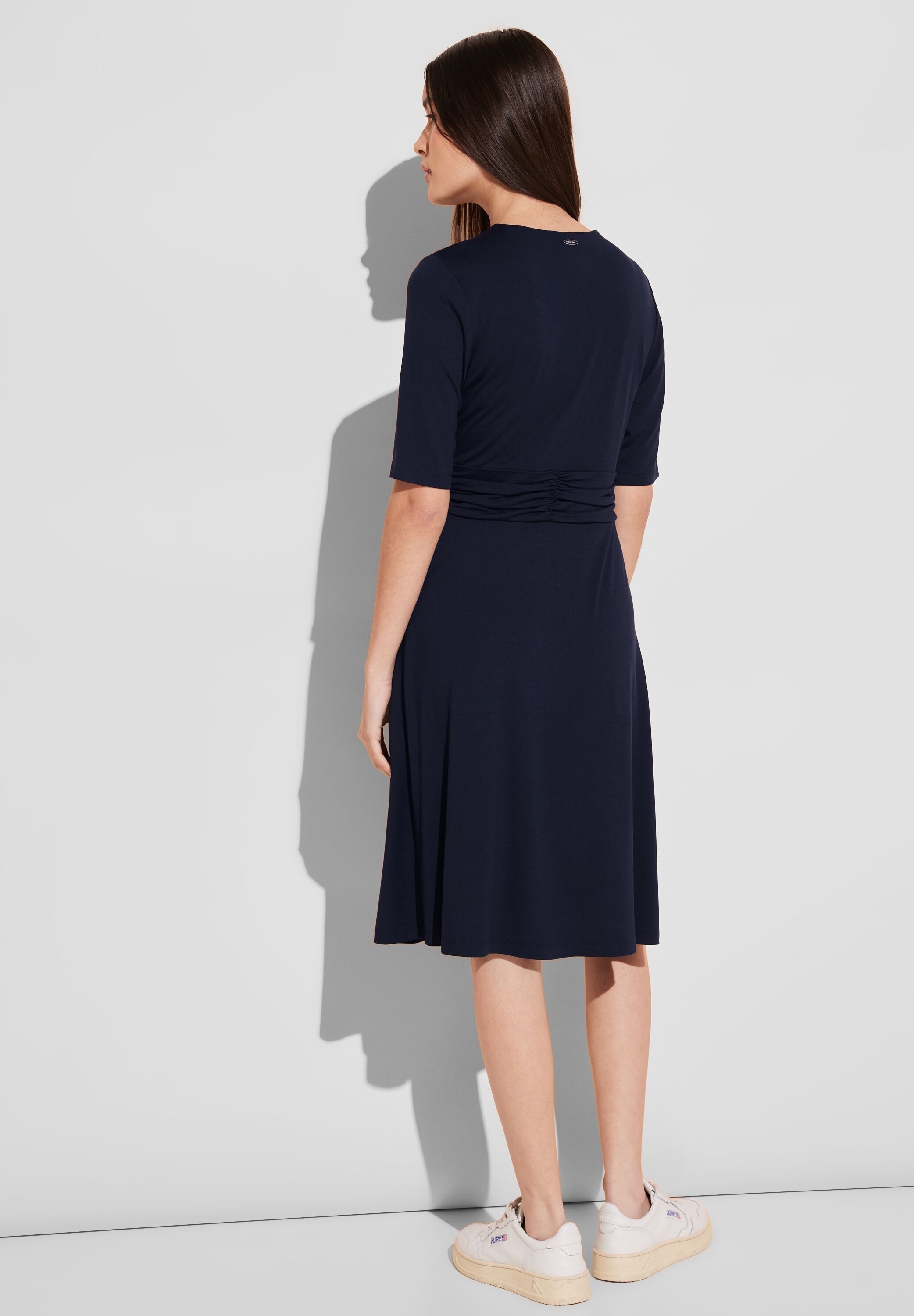 STREET ONE Wickelkleid, mit gerafftem Bund