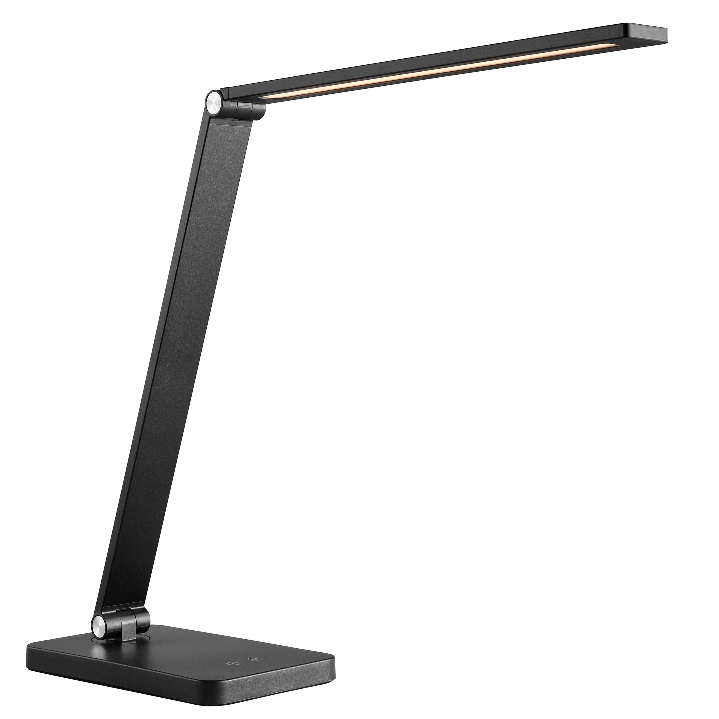 Brilliant LED Tischleuchte »Lomina« LED-Modul 1 Stk. warmweiß - kaltweiß 550 Lumen, 3000-6500K, dimmbar, USB, 38x11 cm