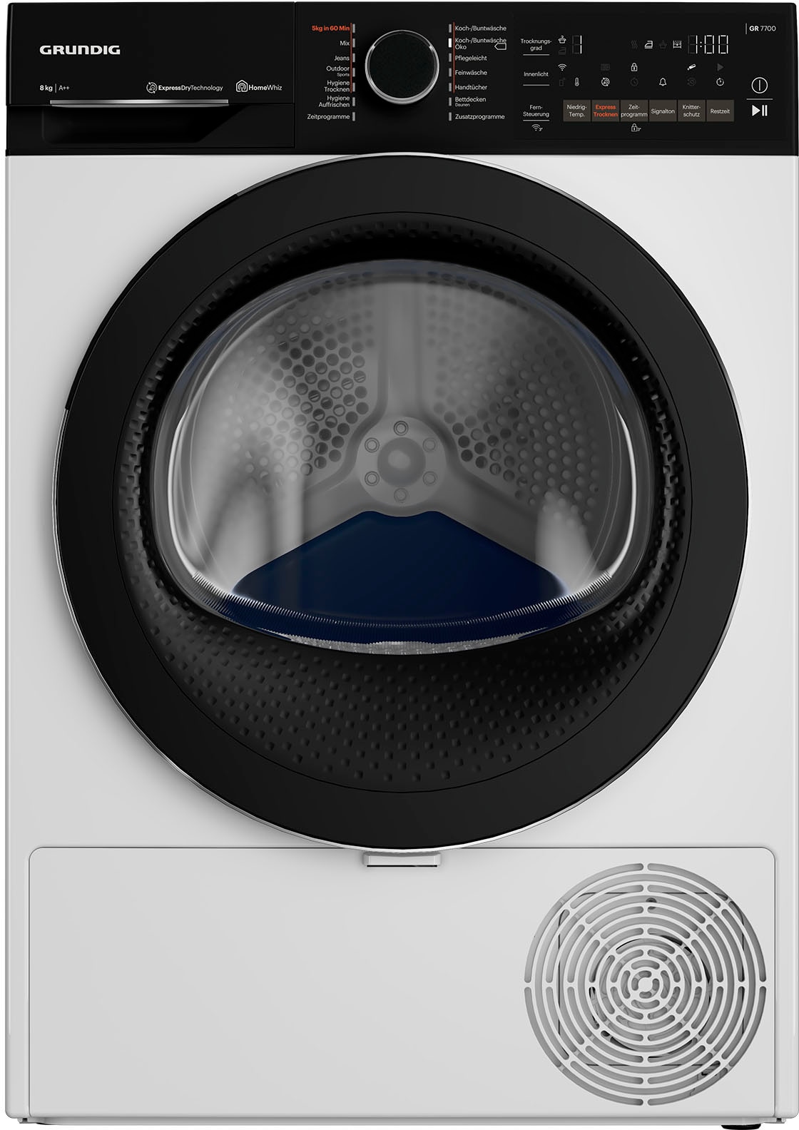 2. Bild von Grundig Wärmepumpentrockner »GT77823WHF12«, 8 kg