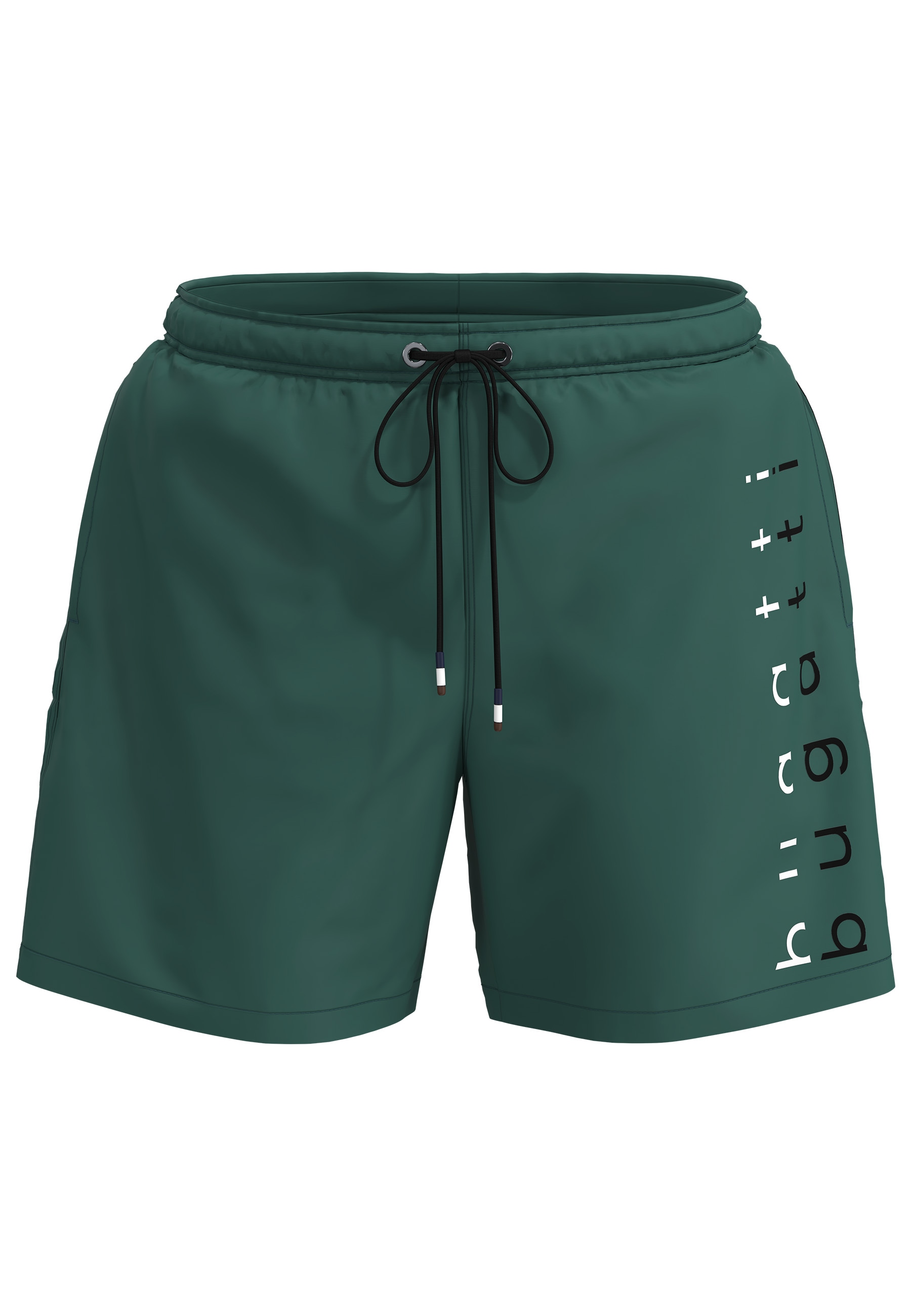 bugatti Badeshorts basic, mit Logo, mit Kordelzug, bequem