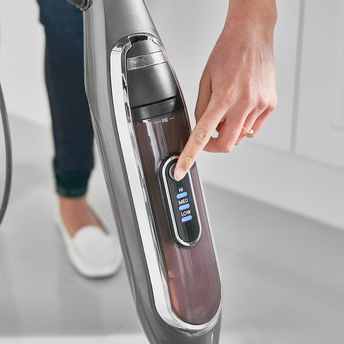 Shark Dampfmopp »S6003EU Shark Klik n' Flip automatischer Dampfreiniger« automatische Dampfregulierung, 0,35l