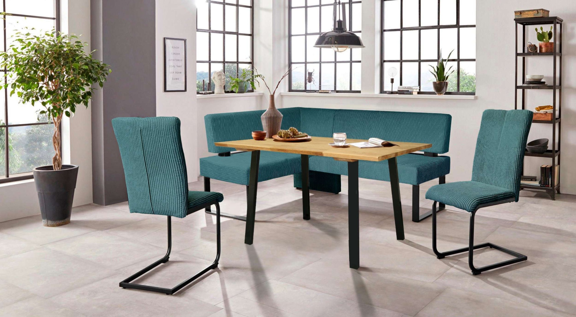 Home affaire Freischwinger »Oliver«, (Set), 2 St., Cord, Stuhl belastbar bi günstig online kaufen