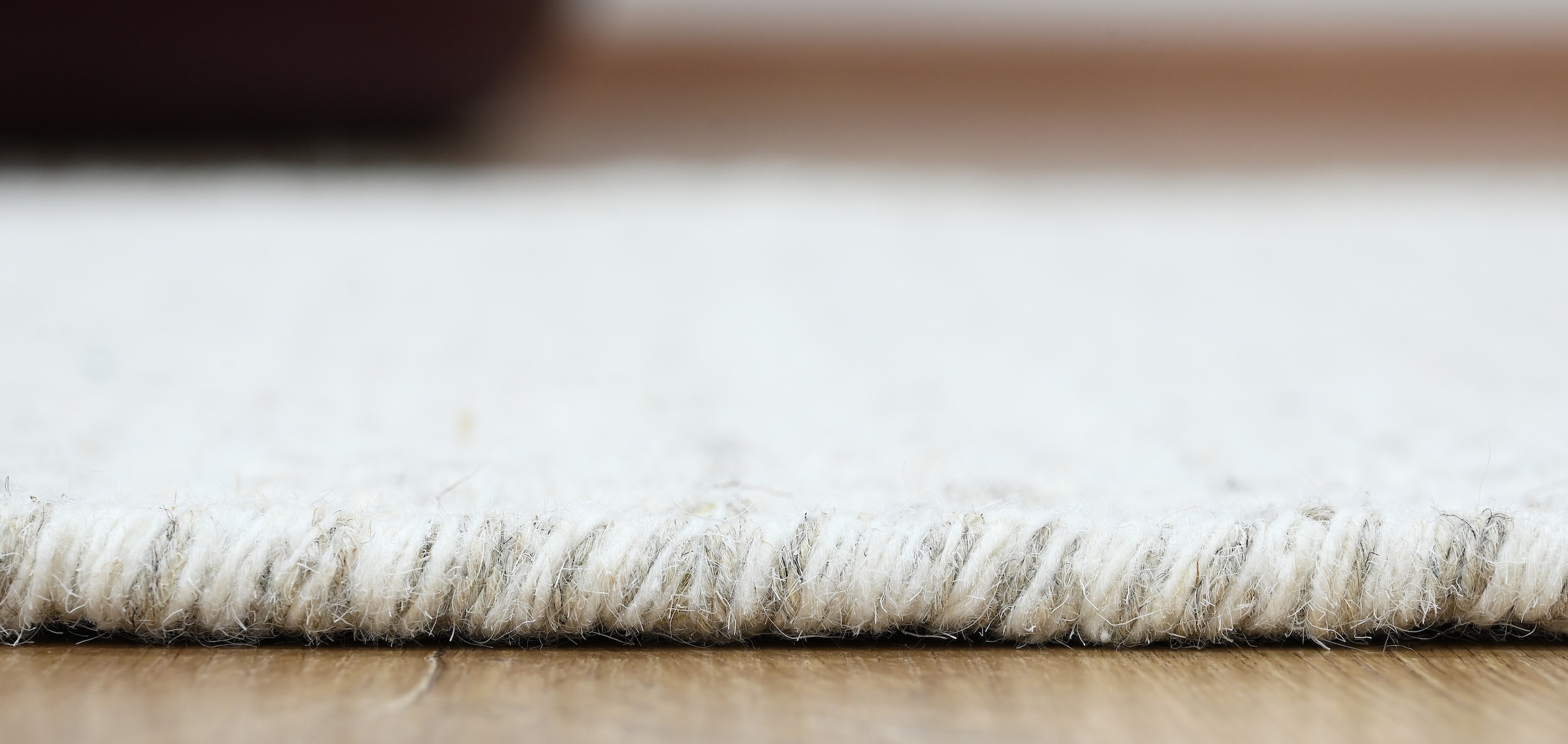 Myflair Möbel & Accessoires Wollteppich »Wooly Nature« rechteckig 10 mm Höhe Handwebteppich, reine Wolle, Scandi Design, handgewebt, Wohnzimmer