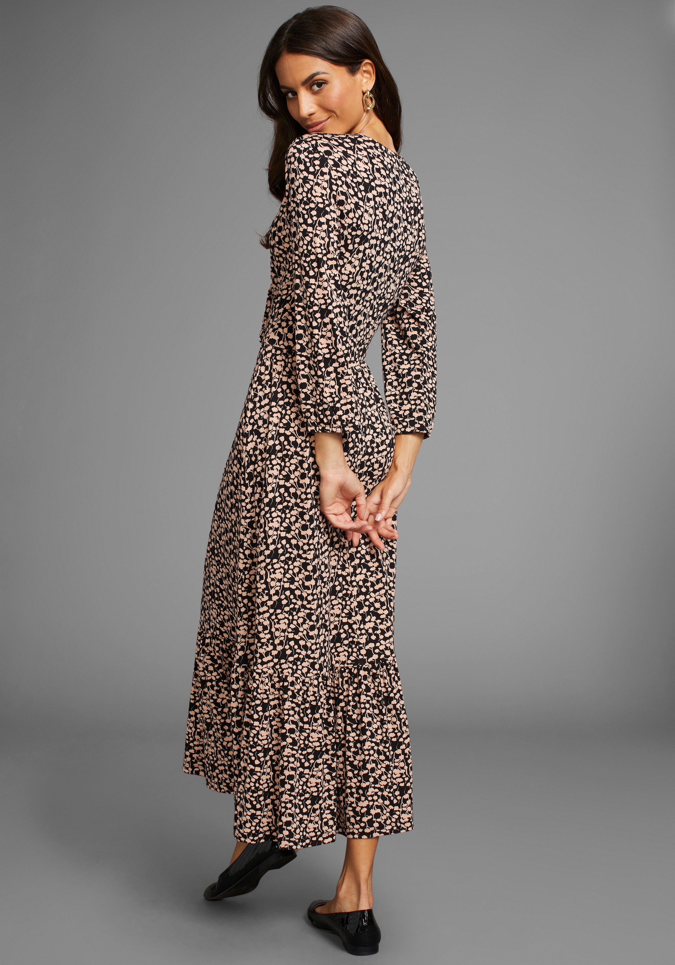 Laura Scott Jerseykleid, mit Wickel