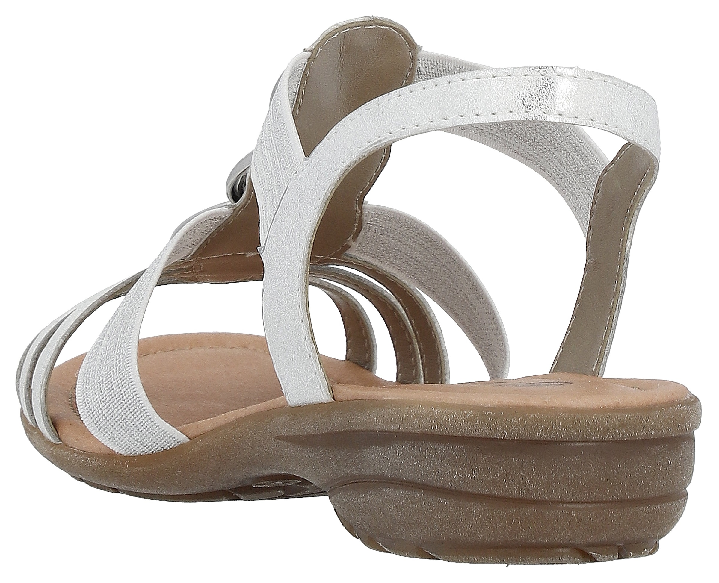 Remonte Riemchensandale, Keilabsatz, Sommerschuh, Sandalette mit Gummizügen