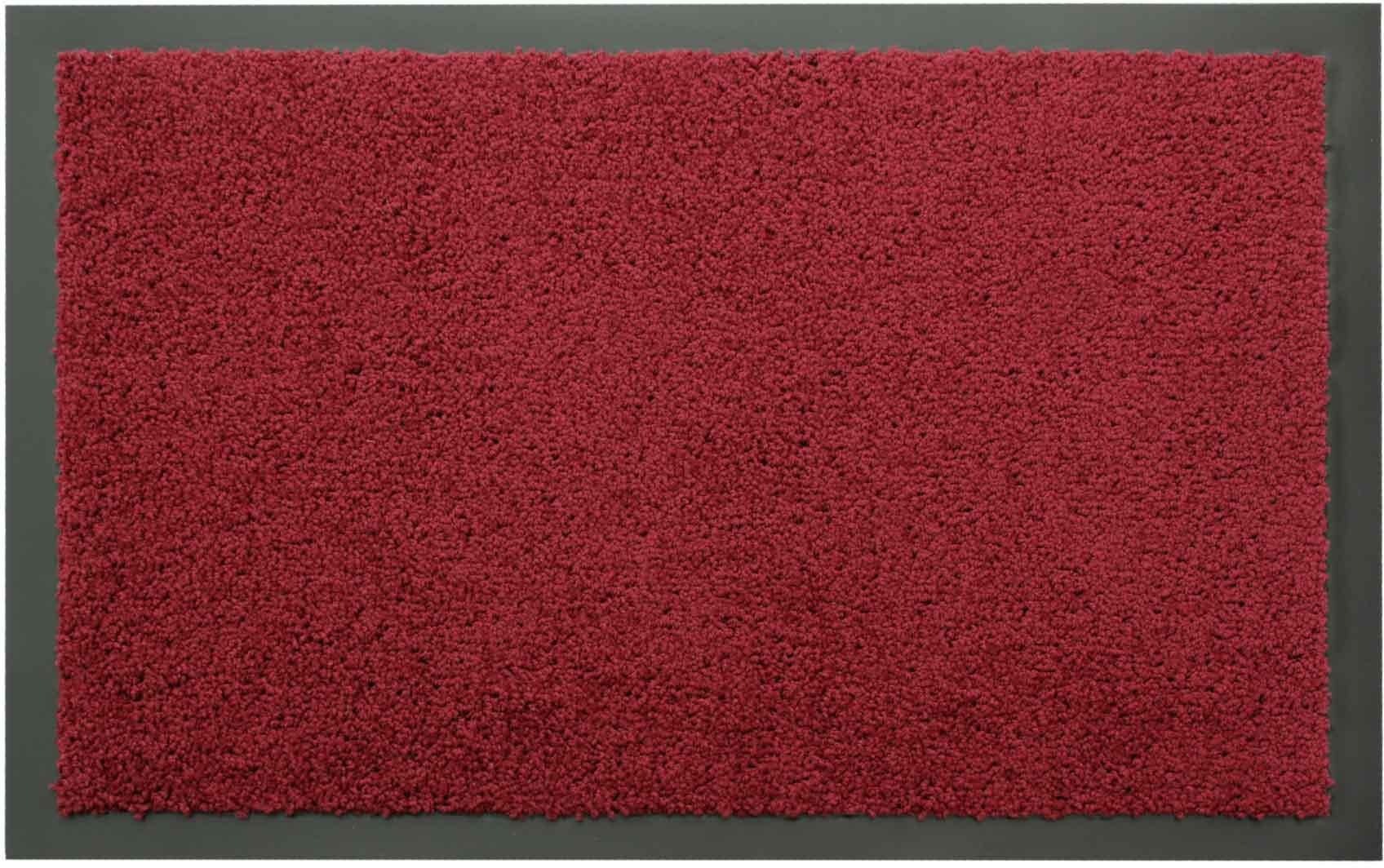 Primaflor-Ideen in Textil Fußmatte »DANCER, Made in Netherlands«, rechteckig, 6 mm Höhe, Schmutzfangmatte, Uni-Farben, große Farbauswahl, waschbar