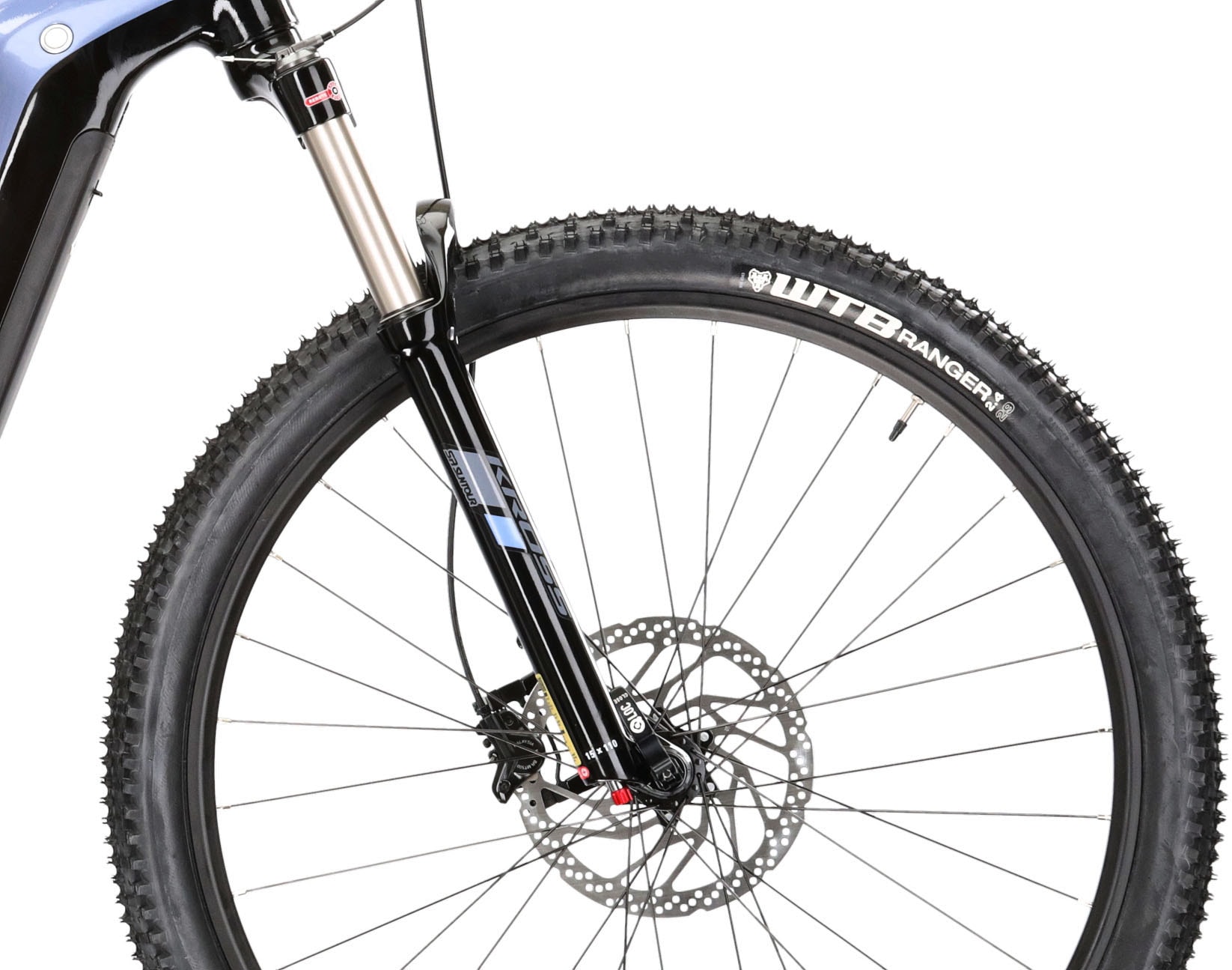 Kross »E-MTB Level Boost 2.0 500 29 Zoll blau« 11 Gang Shimano DEORE M5100 Schaltwerk Kettenschaltung Mittelmotor 250 W Pedelec, Elektrofahrrad für Damen und Herren, MTB