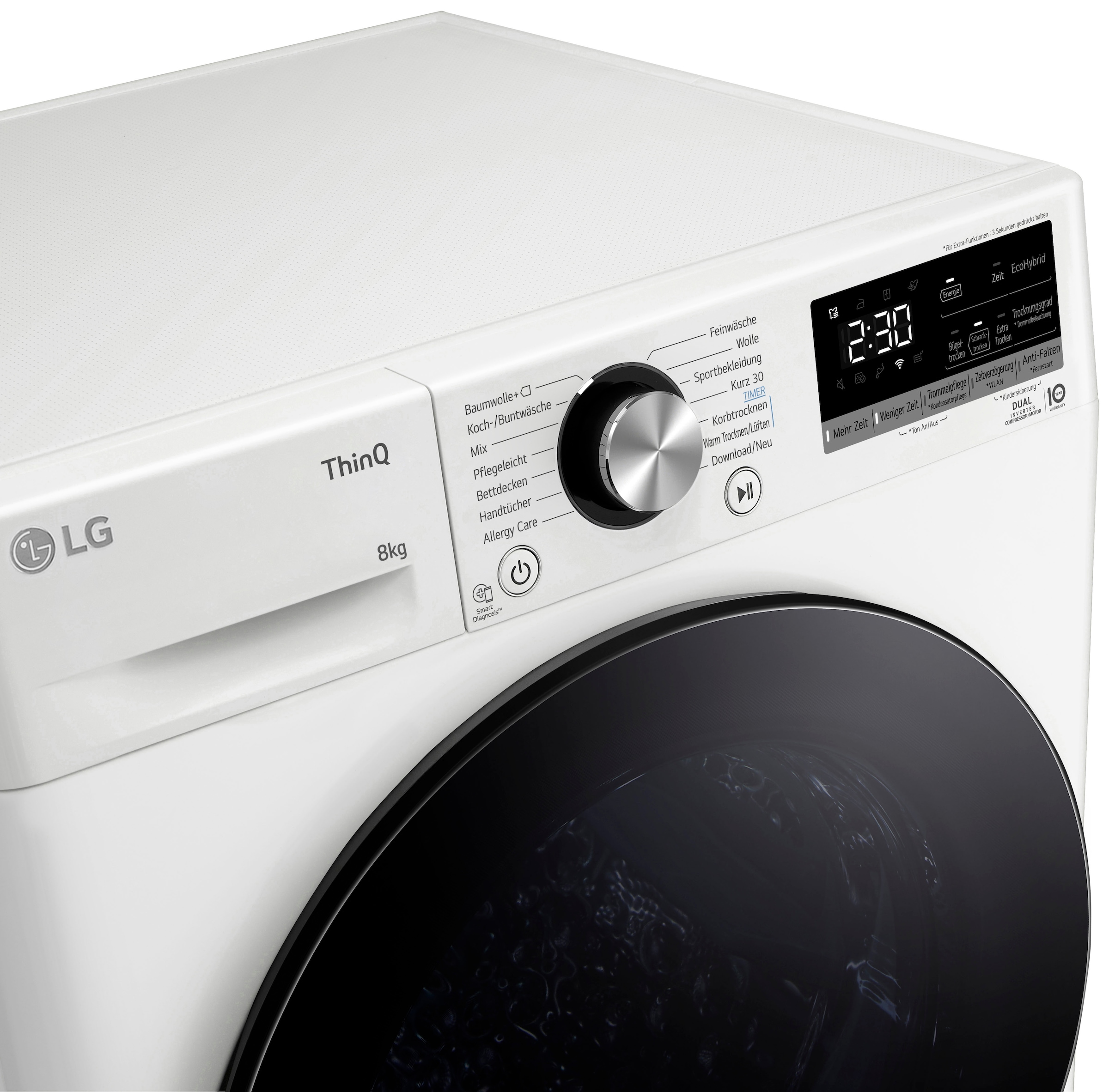 LG Wärmepumpentrockner »RT80V9W«, Vivace, 8 kg