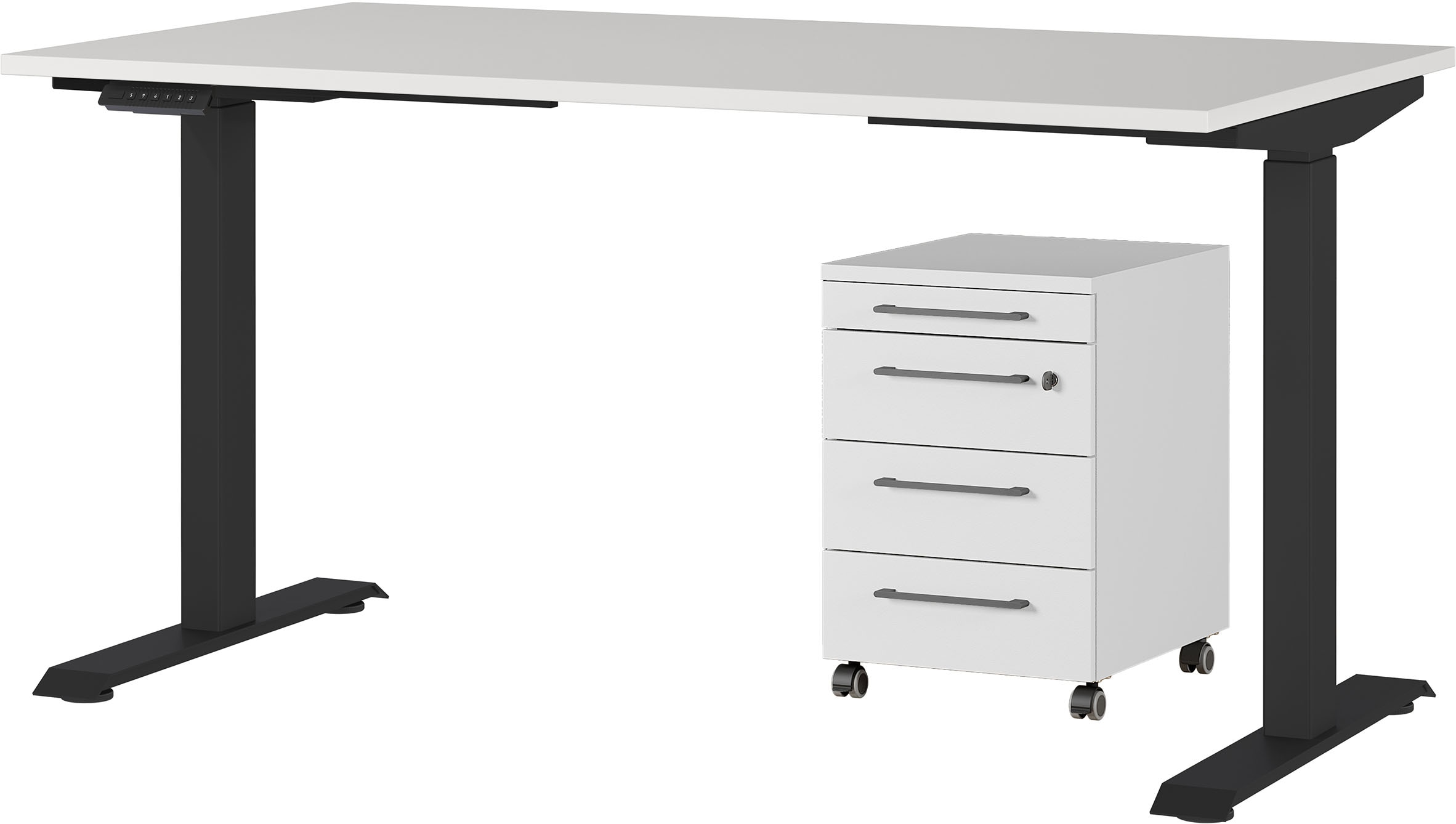 GERMANIA Büromöbel-Set »Agenda« Set bestehend aus höhenverstellbarem Schrei günstig online kaufen