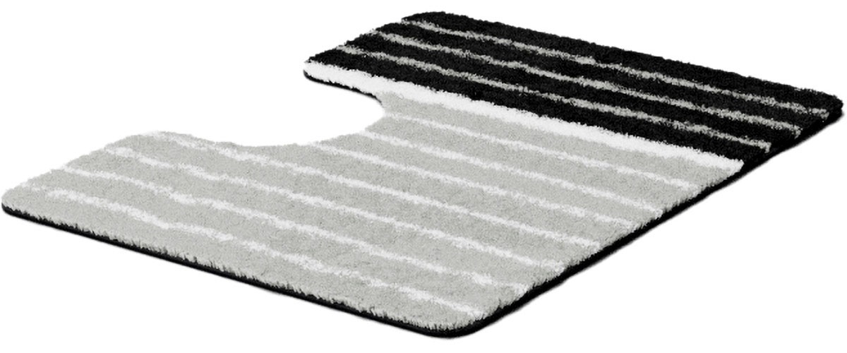 Batex WC-Vorleger "Tandea", grau, WC-Vorleger, 1 Stk.