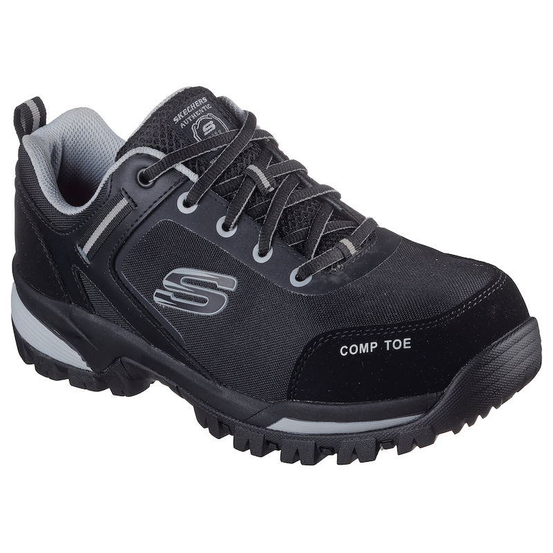 SKECHERS Berufsschuh »Gatlon S3L«, Sicherheitsschuh, Schnürschuh mit rutschhemmender Laufsohle, S3L schwarz-grau 40 40 Mit diesem Skechers macht...