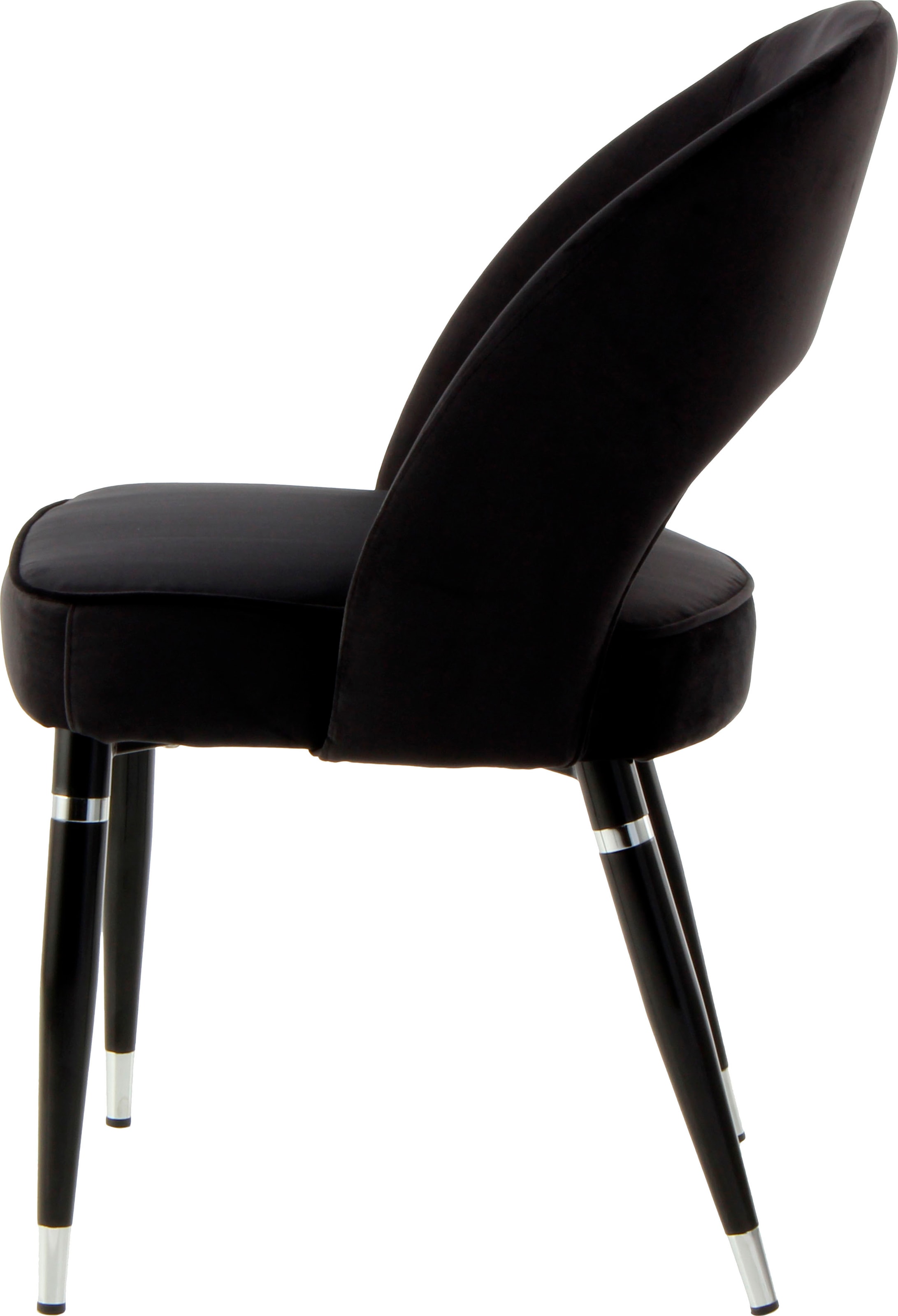 Kayoom Polsterstuhl »Stuhl Courtney 525 2er-Set, 2er-Set Stühle, komfortables Sitzgefühl«, (Set), 2 St., samtweicher Bezug, modern, weicher Stoffbezug