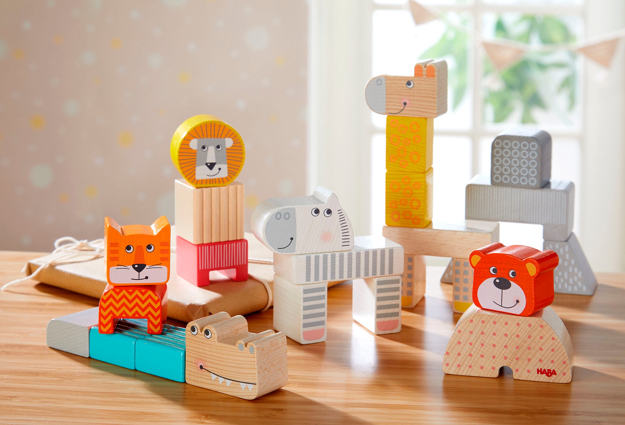 Haba Spielbausteine »Motivbausteine Tierparade«, Made in Germany