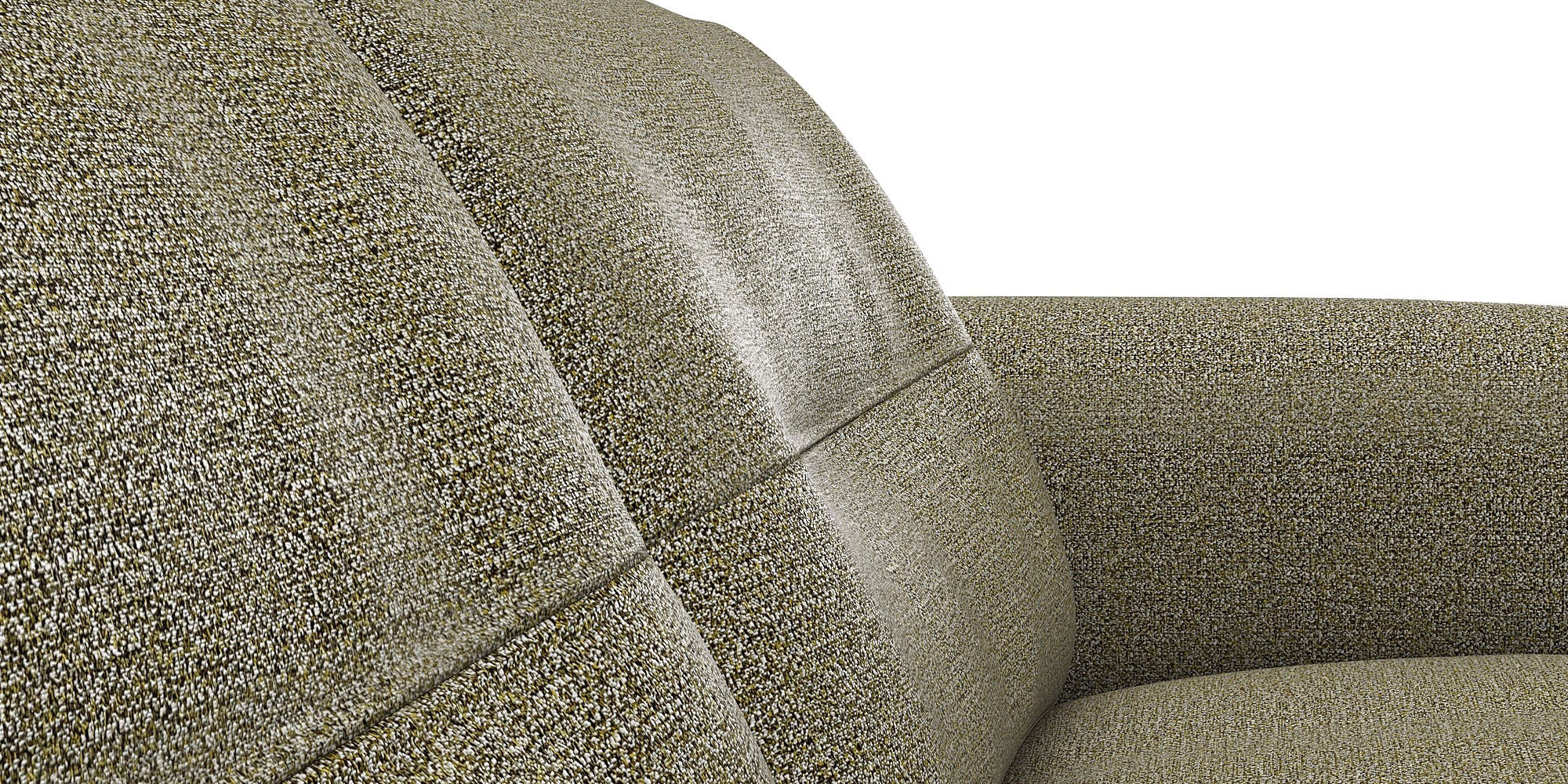 FLEXLUX 2,5-Sitzer »Glow Sofa, Couch,«, Premium-Sitz: Kaltschaum & Federkern, Arml. Walnuss, Fuß Alu