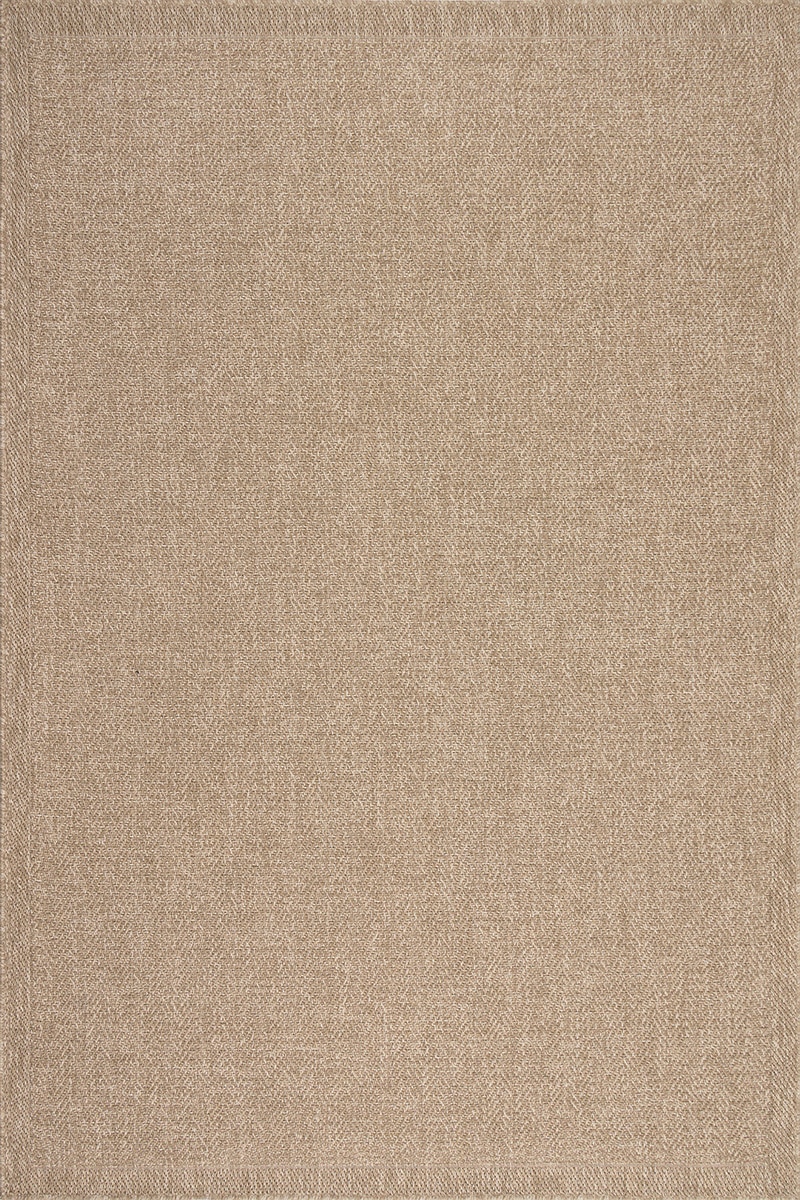 the carpet Teppich »Kansas«, rechteckig, 1 mm Höhe, moderner robuster In und Outdoor Teppich Jute Look