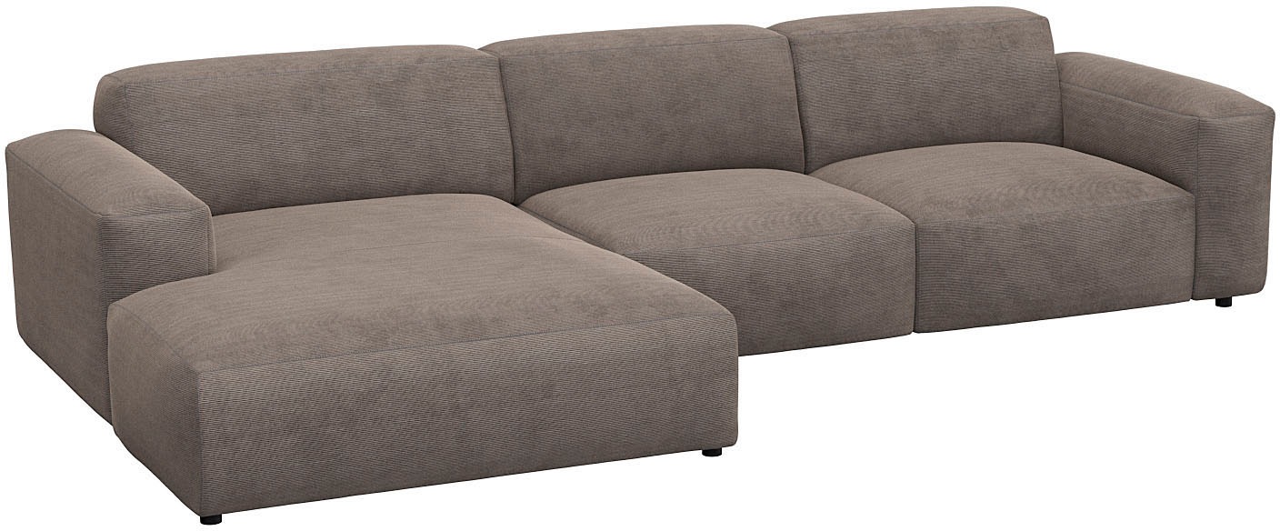 FLEXLUX Ecksofa »Lucera bequem und komfortabel durch hochwertigen Sitzaufba günstig online kaufen