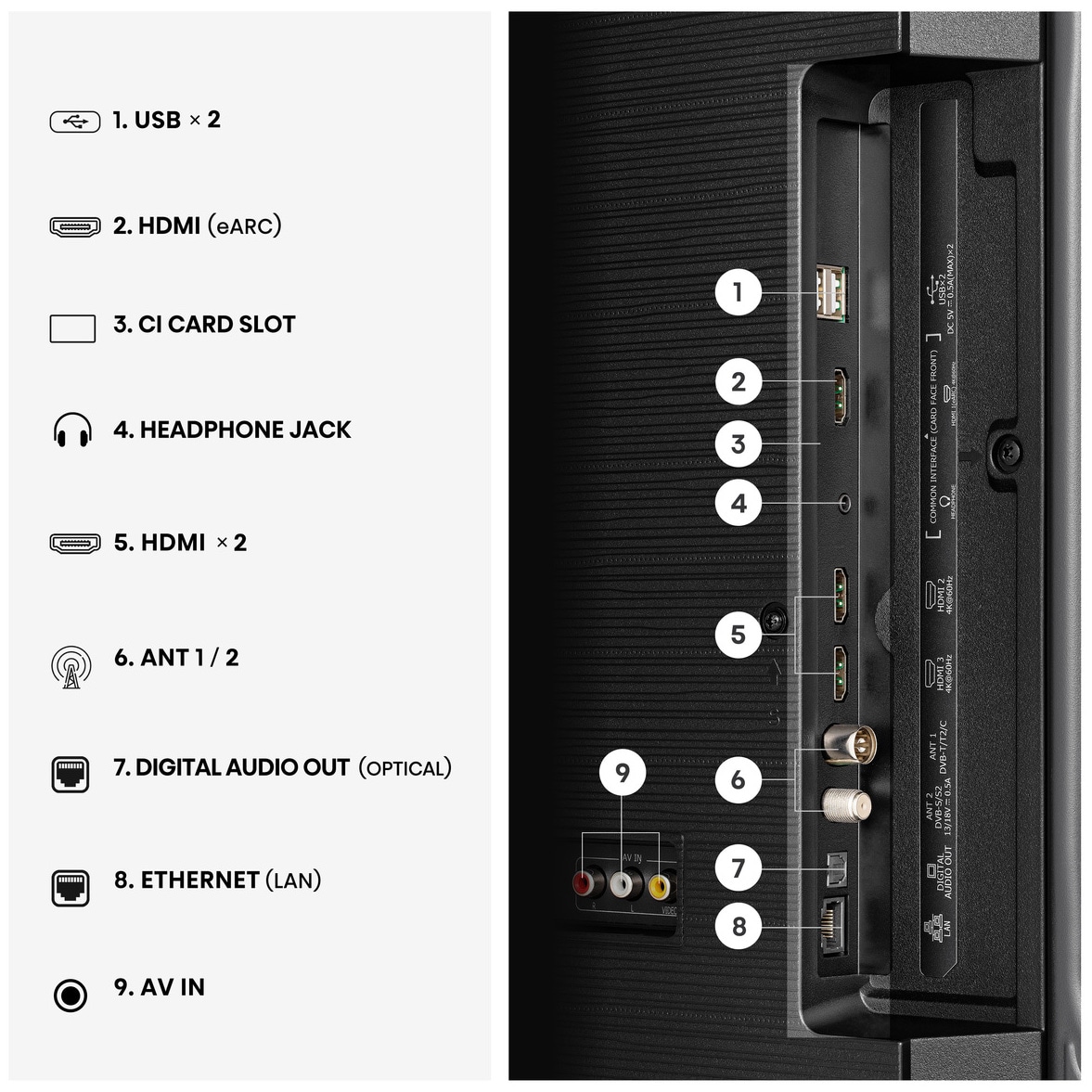 Hisense DLED-Fernseher »43E6DS« 108 cm/43 ″ Smart-TV