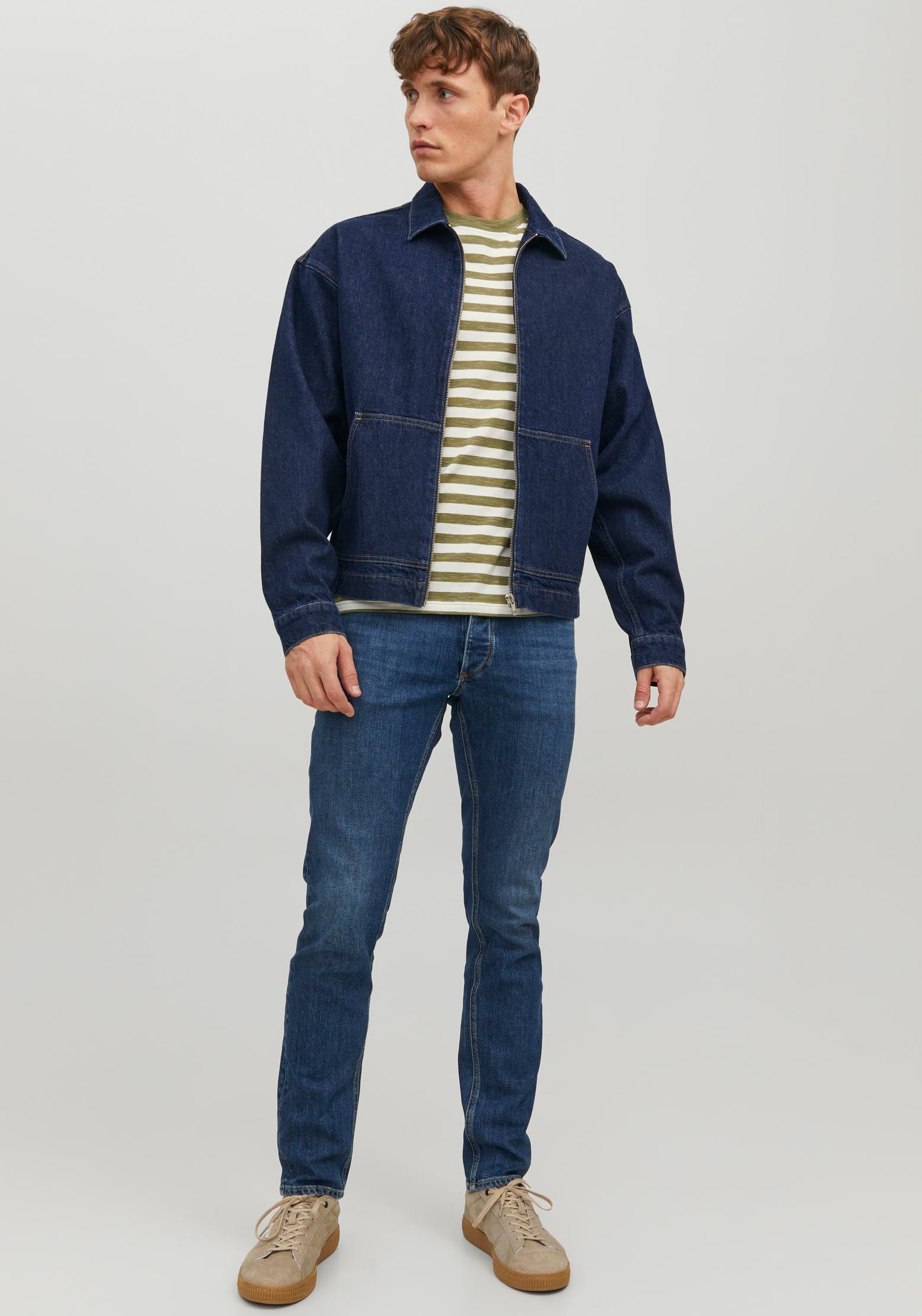 Jack & Jones Slim-fit-Jeans »JJIGLENN JJEVAN JJ 677 NOOS«