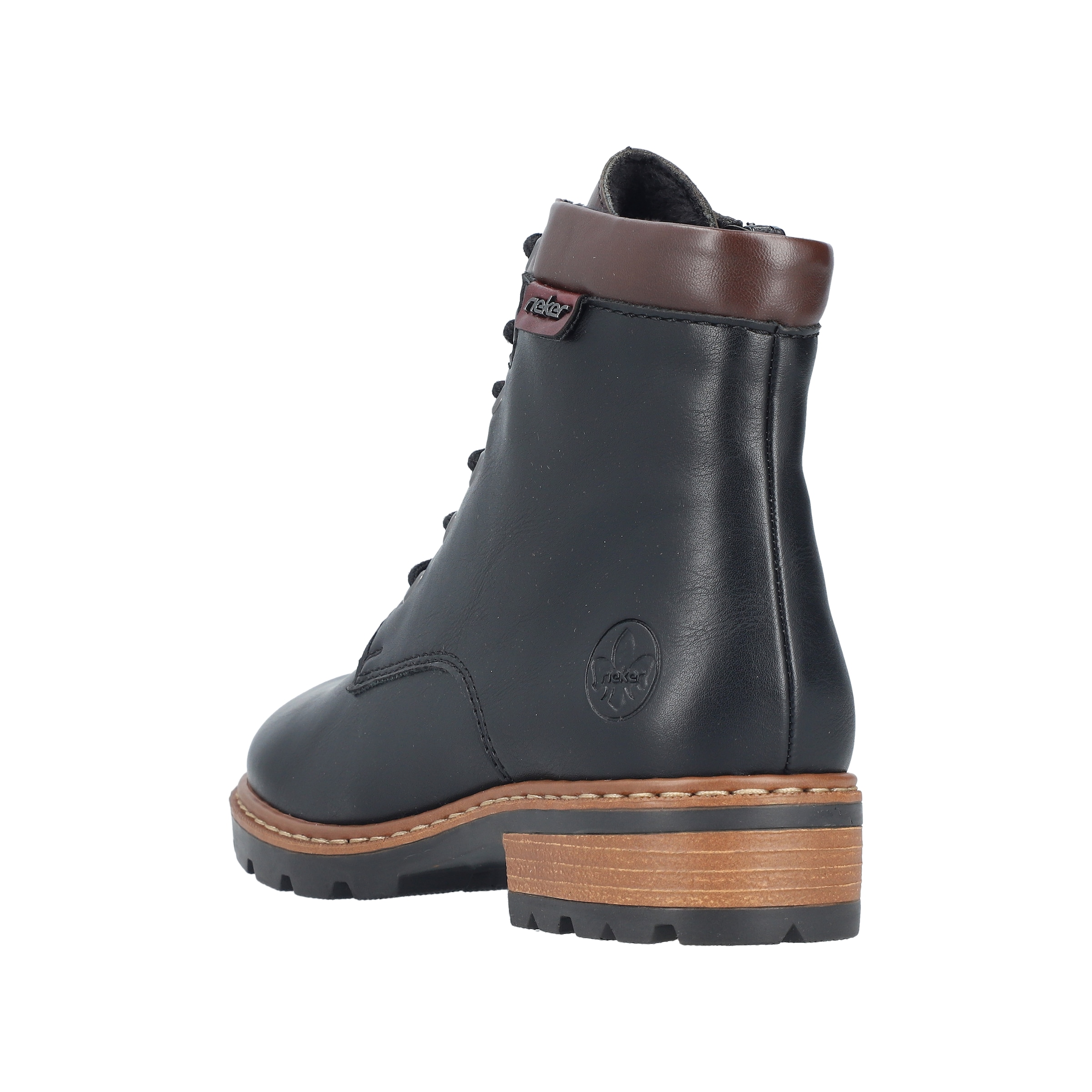 Rieker Schnürstiefelette  Schnürboots, Herbst-Stiefelette in mehrfarbiger Optik
