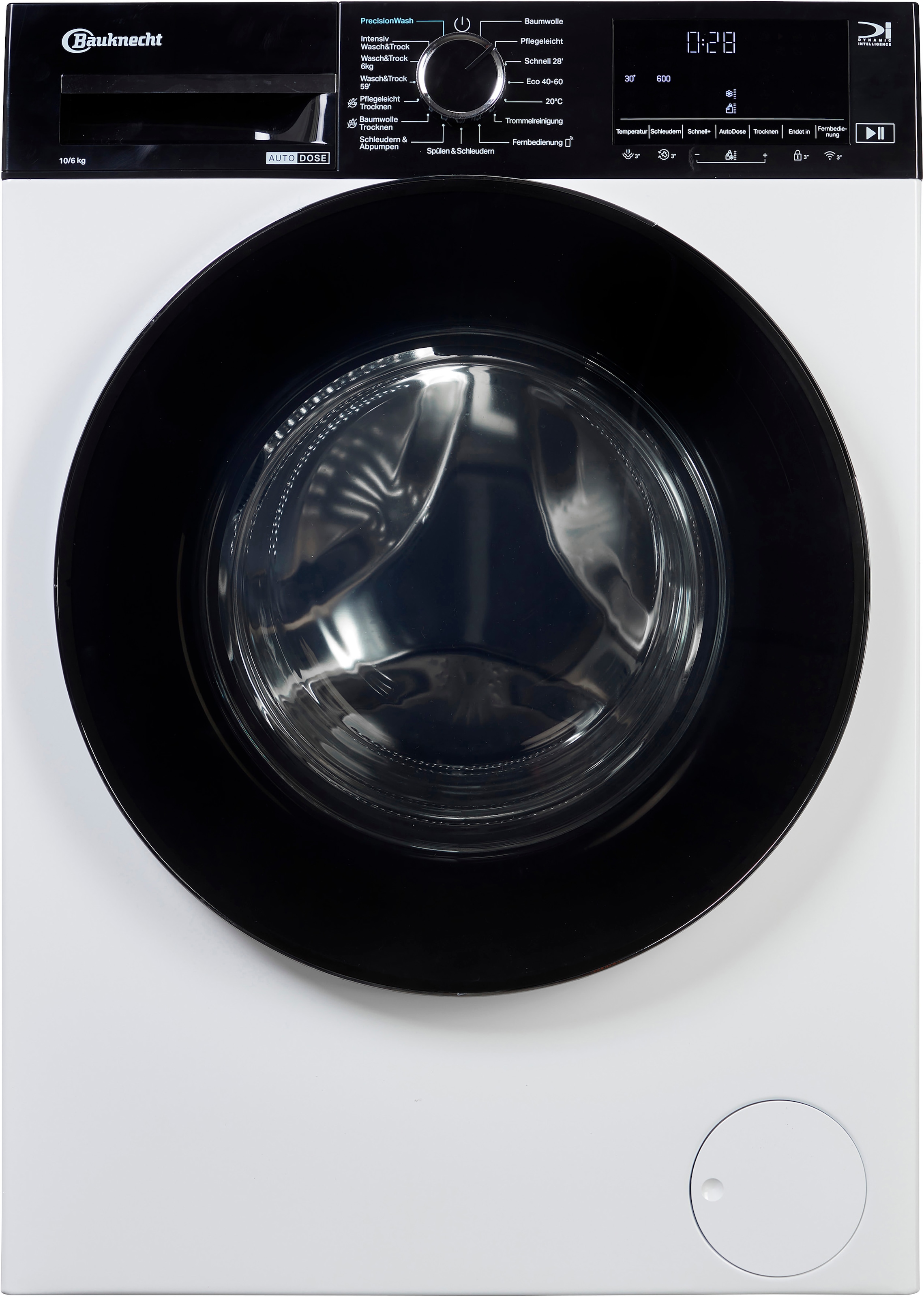 BAUKNECHT Waschtrockner »BWT 106A3C BC« 10 kg /6 kg 76 dB(A) Adaptive Wash – Intelligente Anpassung der Programme an Ihre Wünsche