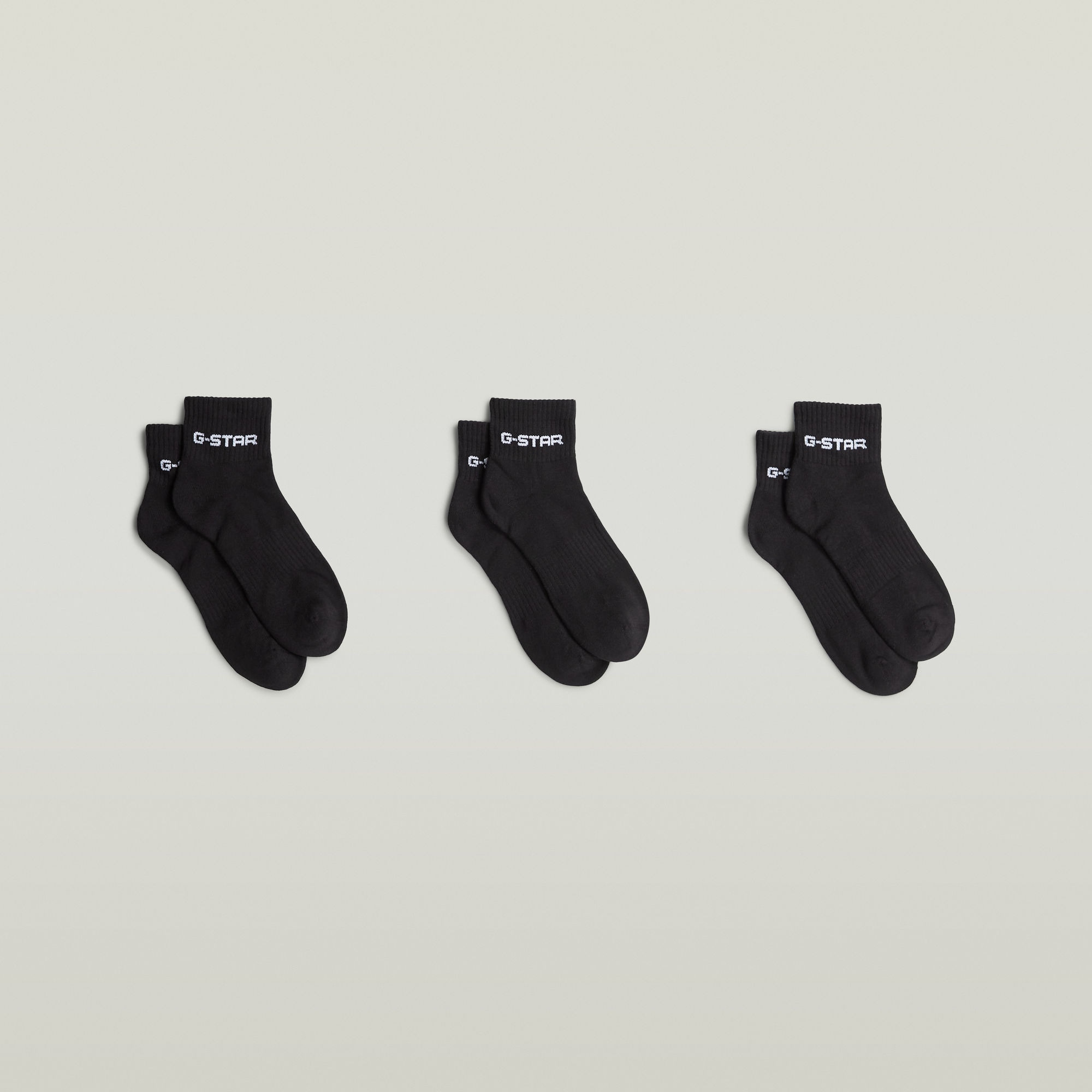 G-STAR Kurzsocken »GROVE, 3 PACK ANKLE SPORTS SOCKS« Packung, 3 Paar tlg. mit Logo-Jacquard