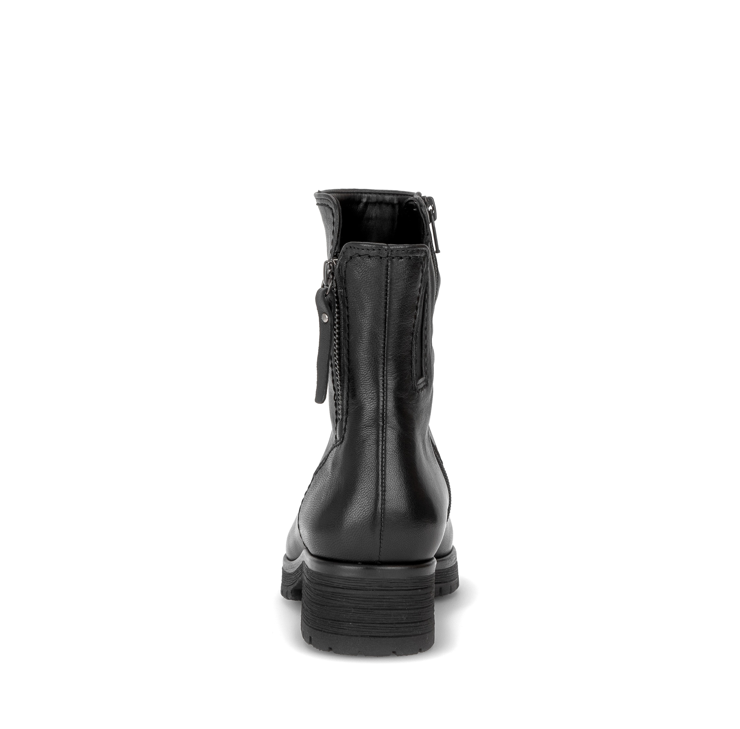 Gabor Stiefelette  Blockabsatz, Businessboots mit Zierreißverschluss außen, G-Weite