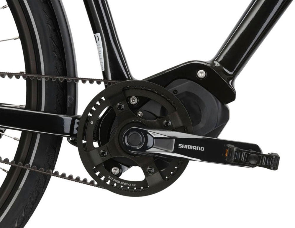 Kross E-Bike »E-Citybike Sentio Hybrid 5.0 28 Zoll schwarz«, 7 Gang, Shimano, NEXUS, Mittelmotor 250 W, Pedelec, Elektrofahrrad für Damen und Herren