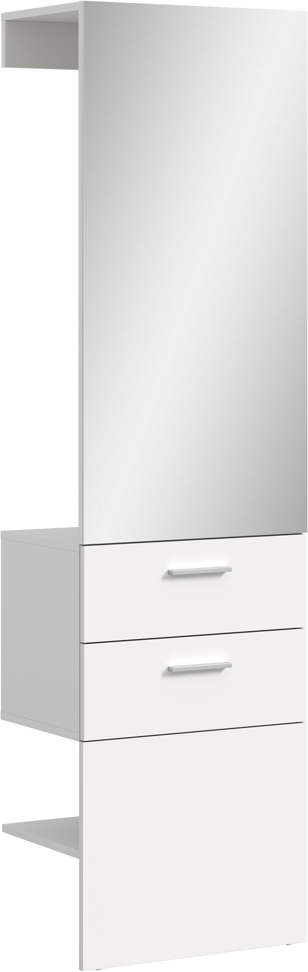 INOSIGN Garderobenpaneel, (1 St.), Lumo, Gardeobenpaneel Höhe 190 cm, 2 Schubkästen, platzsparend,Flur