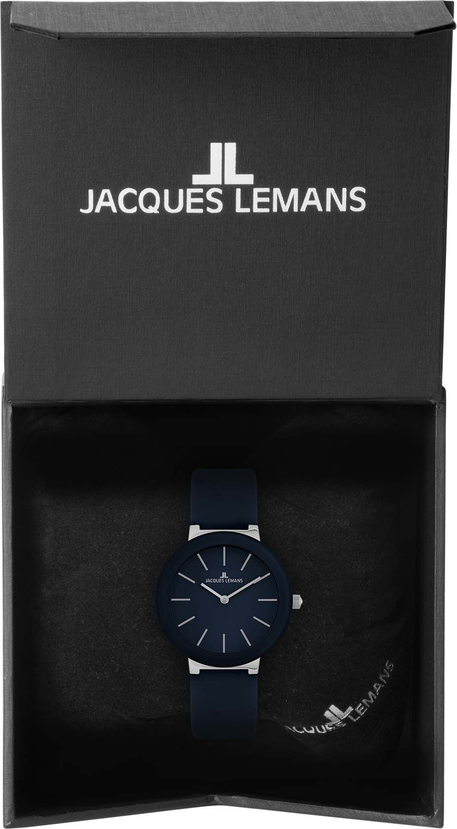Jacques Lemans Quarzuhr »Monaco, 42-9D«, Armbanduhr, Damenuhr, Crystexglas, Lederarmband