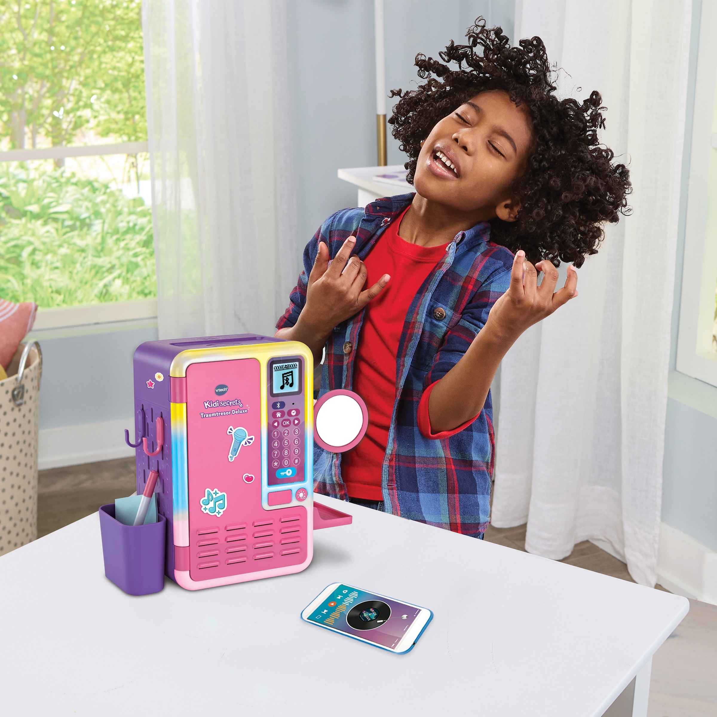 Vtech® Elektronisches Tagebuch »KidiSecrets Traumtresor Deluxe« mit leuchtendem Rahmen