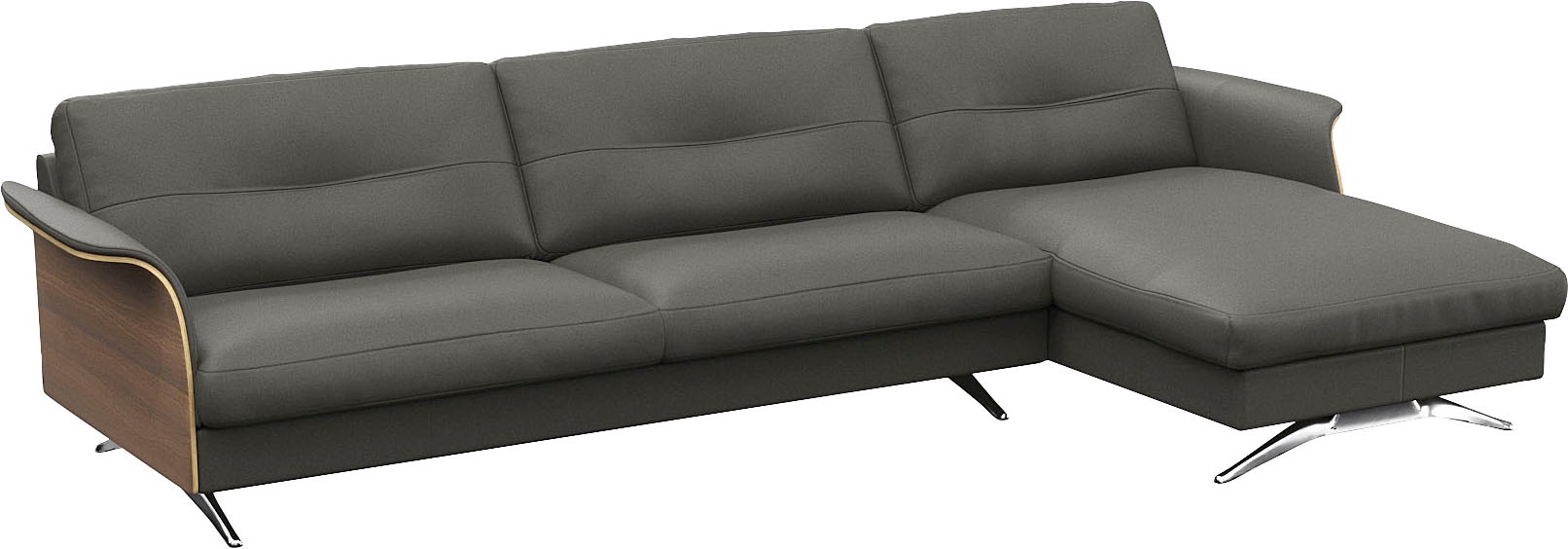 FLEXLUX Ecksofa »Glow Designsofa, bequem und komfortabel durch hochwertigen günstig online kaufen