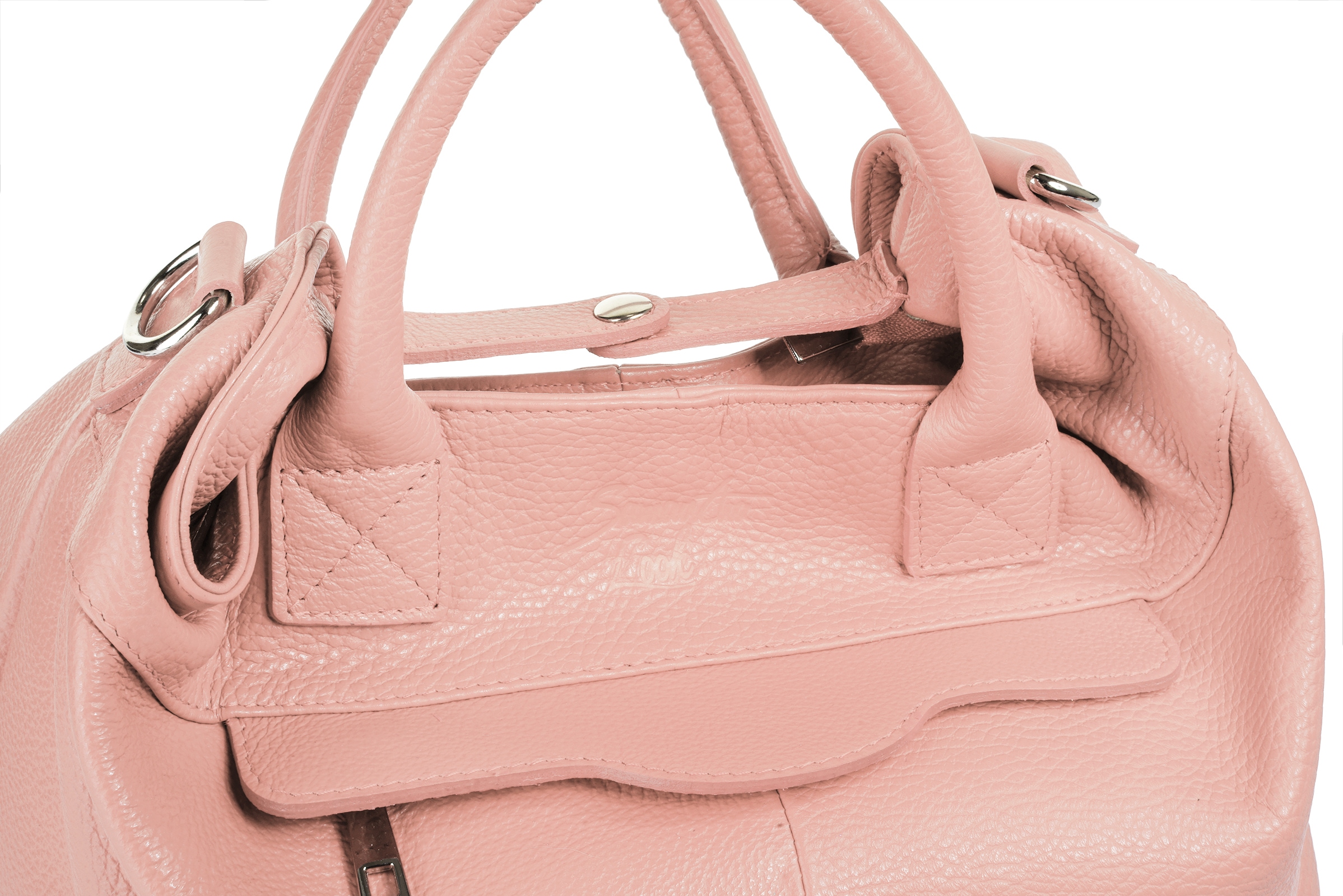 Samantha Look Henkeltasche, echt Leder, Made in Italy