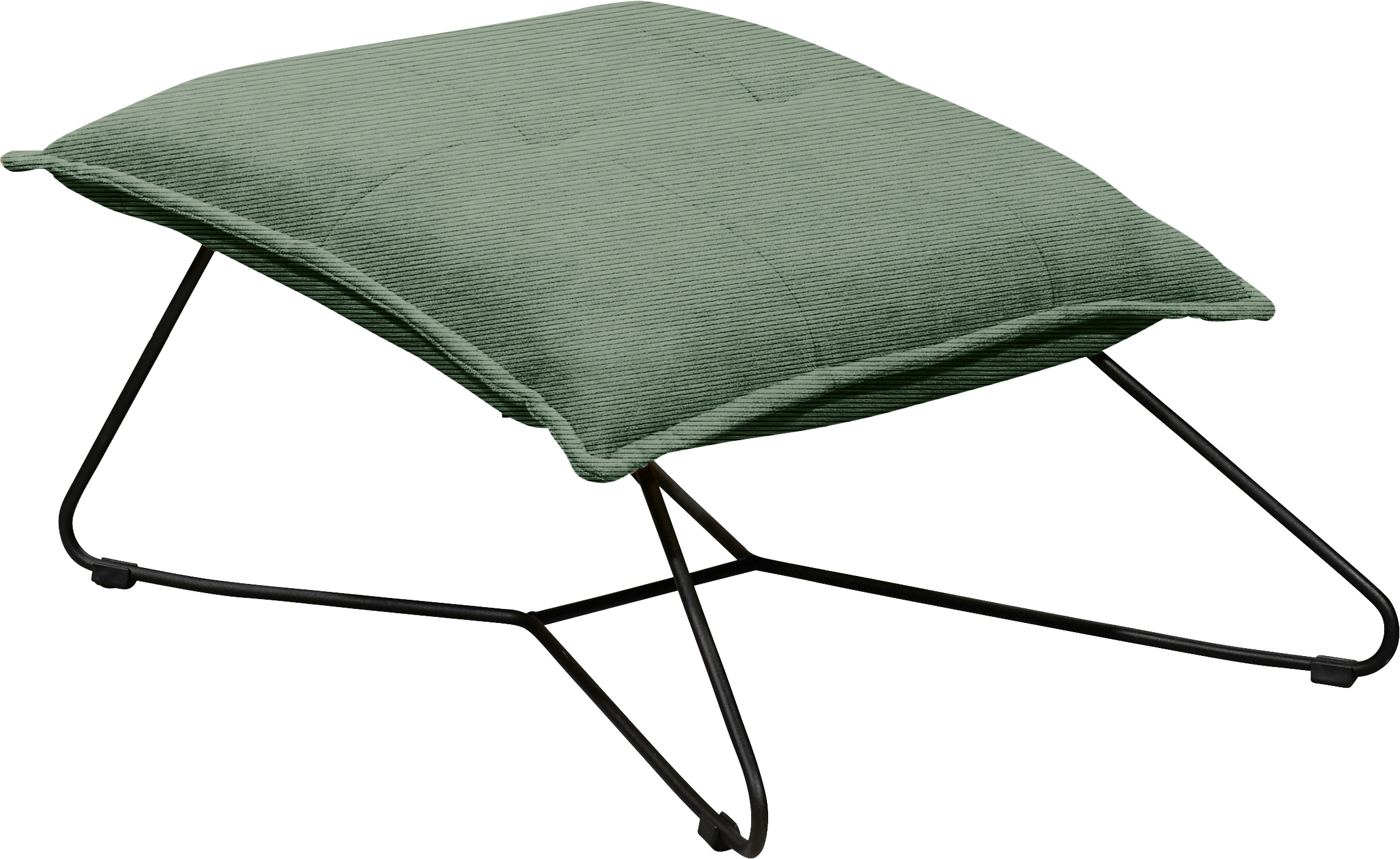 ED EXCITING DESIGN Hocker »Vico«, mit Design-Gestell aus schwarzem Metall, günstig online kaufen