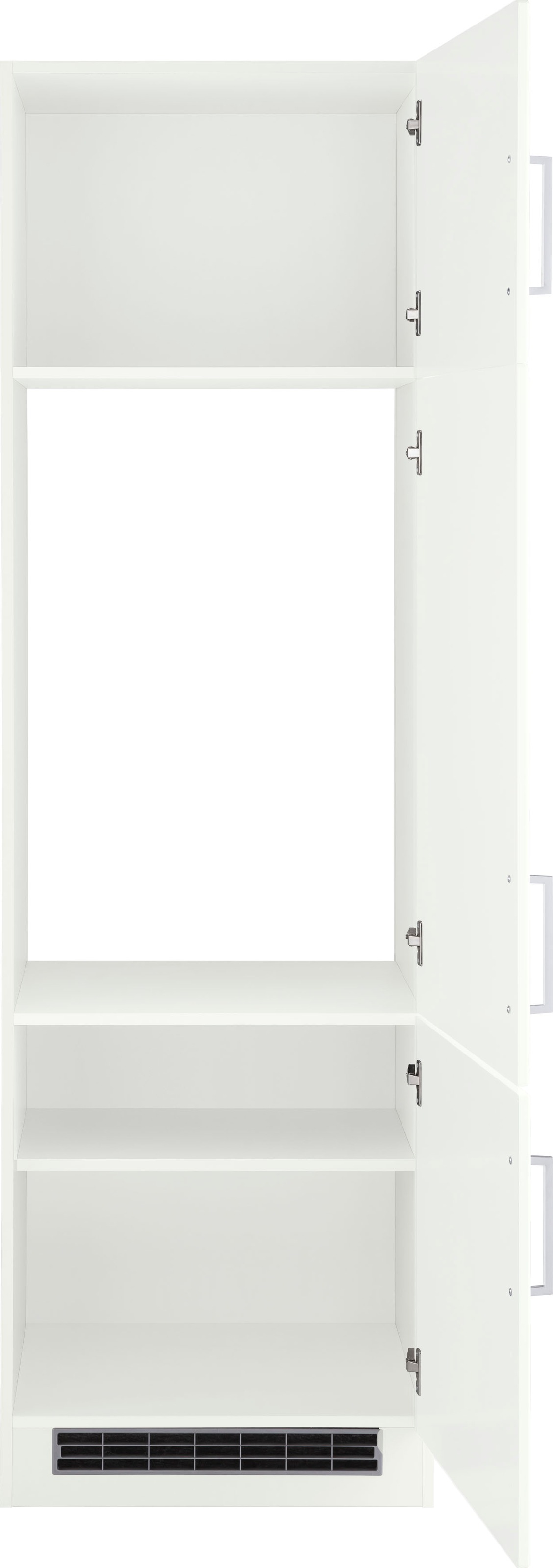 HELD MÖBEL Kühlumbauschrank »Stockholm«, 60 cm breit, hochwertige MDF-Fronten mit Fräsung