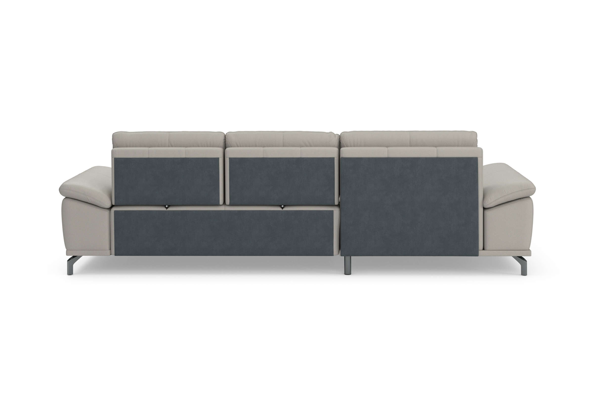 Places of Style Ecksofa Costello, mit Sitztiefenverstellung und Armlehnfunktion, incl. 3 Nierenkissen