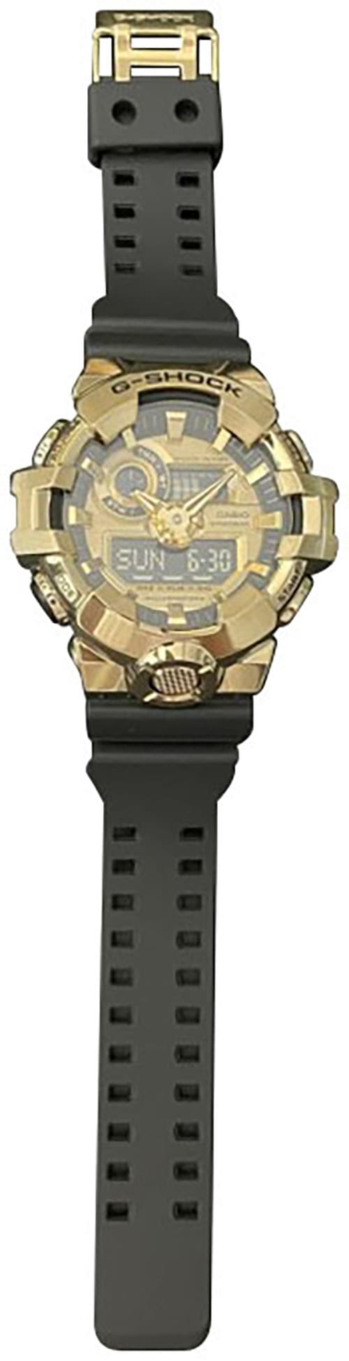 CASIO G-SHOCK Chronograph, Quarzuhr, Armbanduhr, Herrenuhr, bis 20bar wasserdicht, Resinarmband