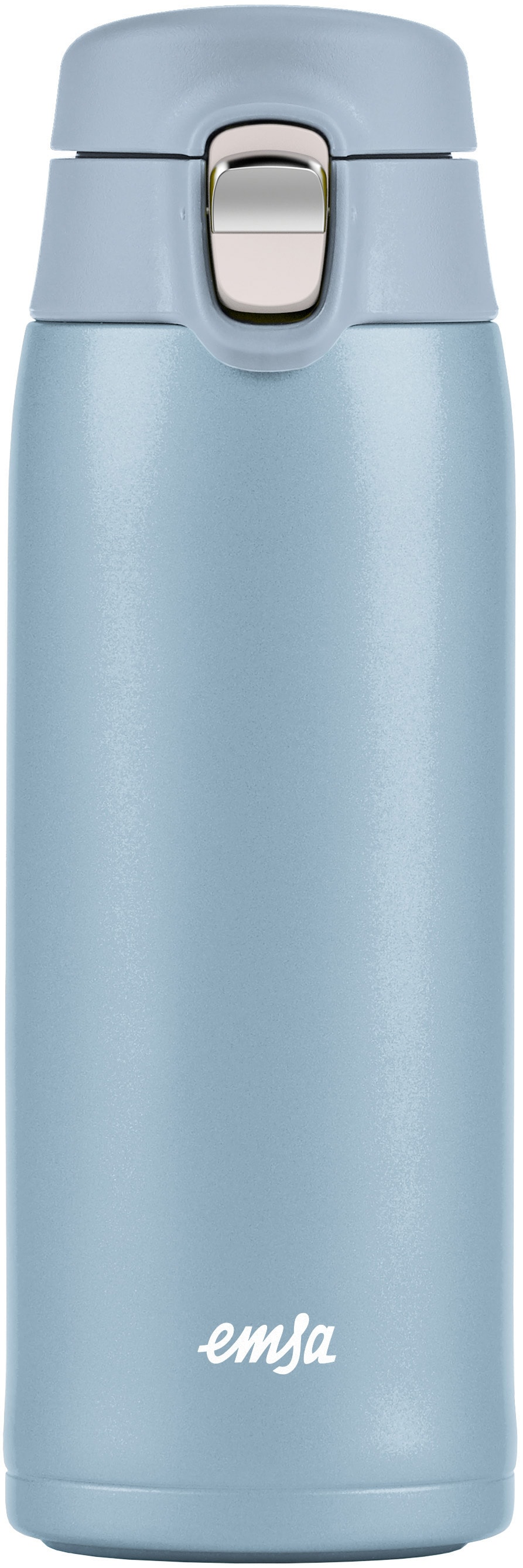 Emsa Thermobecher »Travel Mug Light«, 0,4L, leicht, Edelstahl, Klappverschluss, 100% dicht, 8h heiß/16h kalt