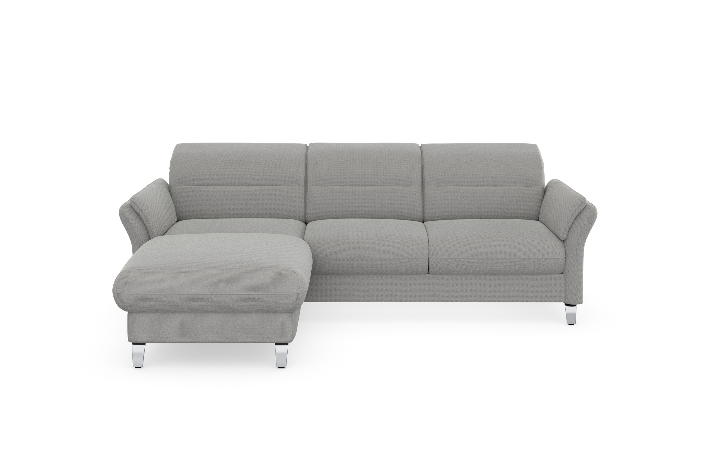 sit&more Ecksofa »Grenoble L-Form mit Federkern«, wahlweise mit Bettfunktio günstig online kaufen